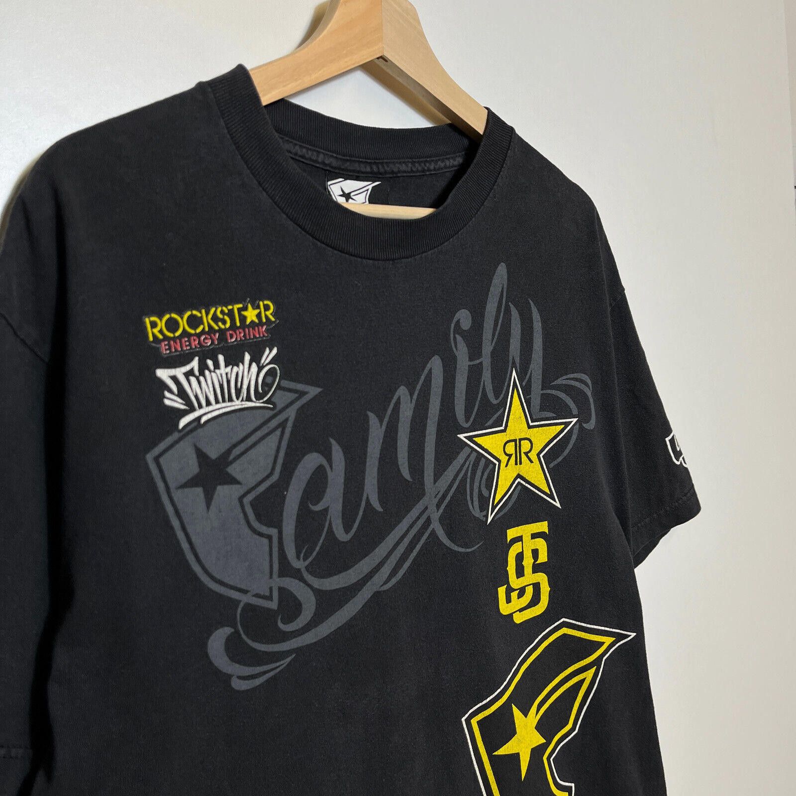 Famous Stars And Straps × Vintage Vintage Y2K Famous Stars & Straps Motocross T-Shirt L Size US L / EU 52-54 / 3 - 3 Thumbnail