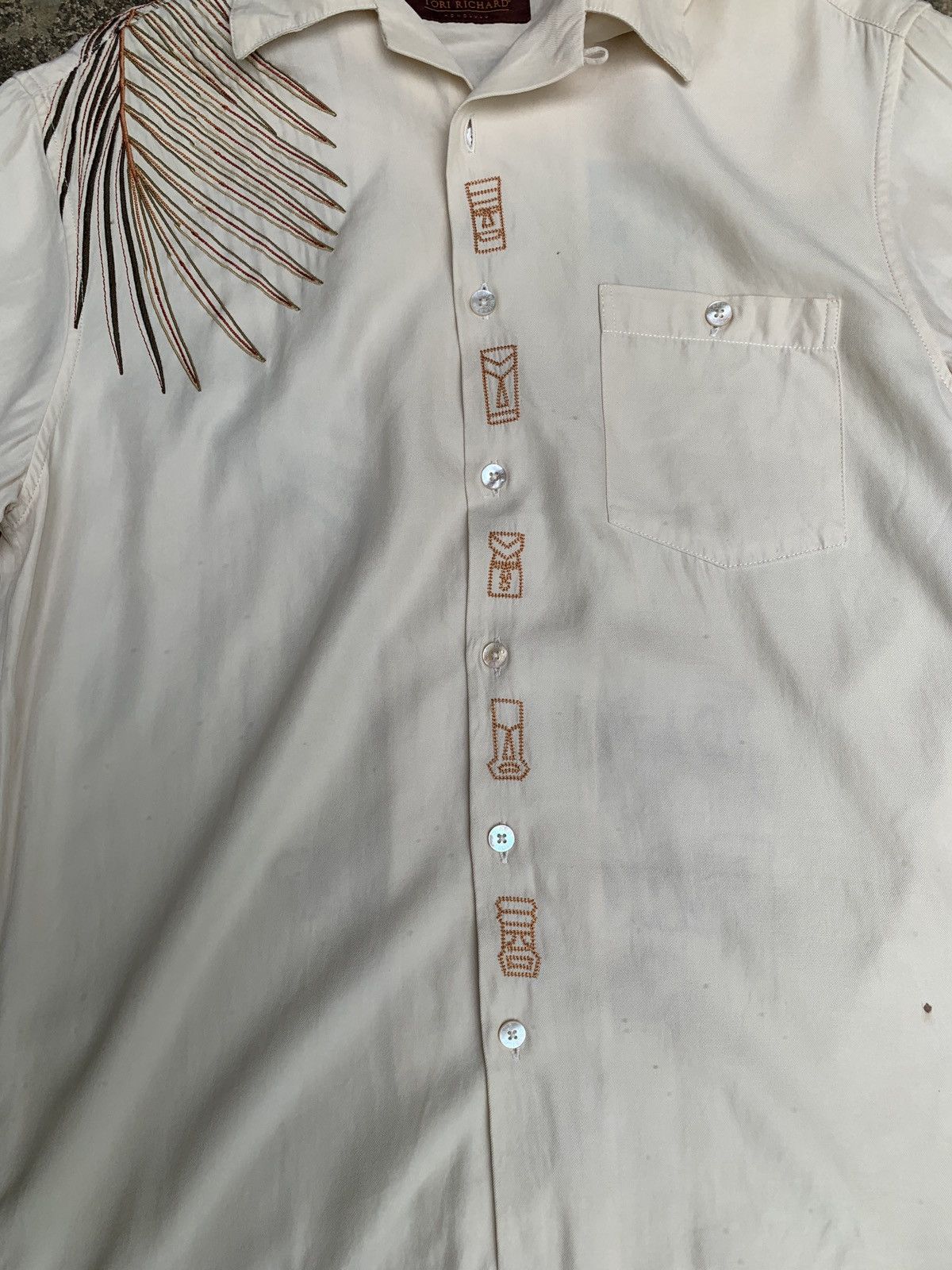 Tori Richard × Vintage 2000s Tori Richard Honolulu Embroidery Hawaiian Collar Shirt Size US M / EU 48-50 / 2 - 4 Thumbnail