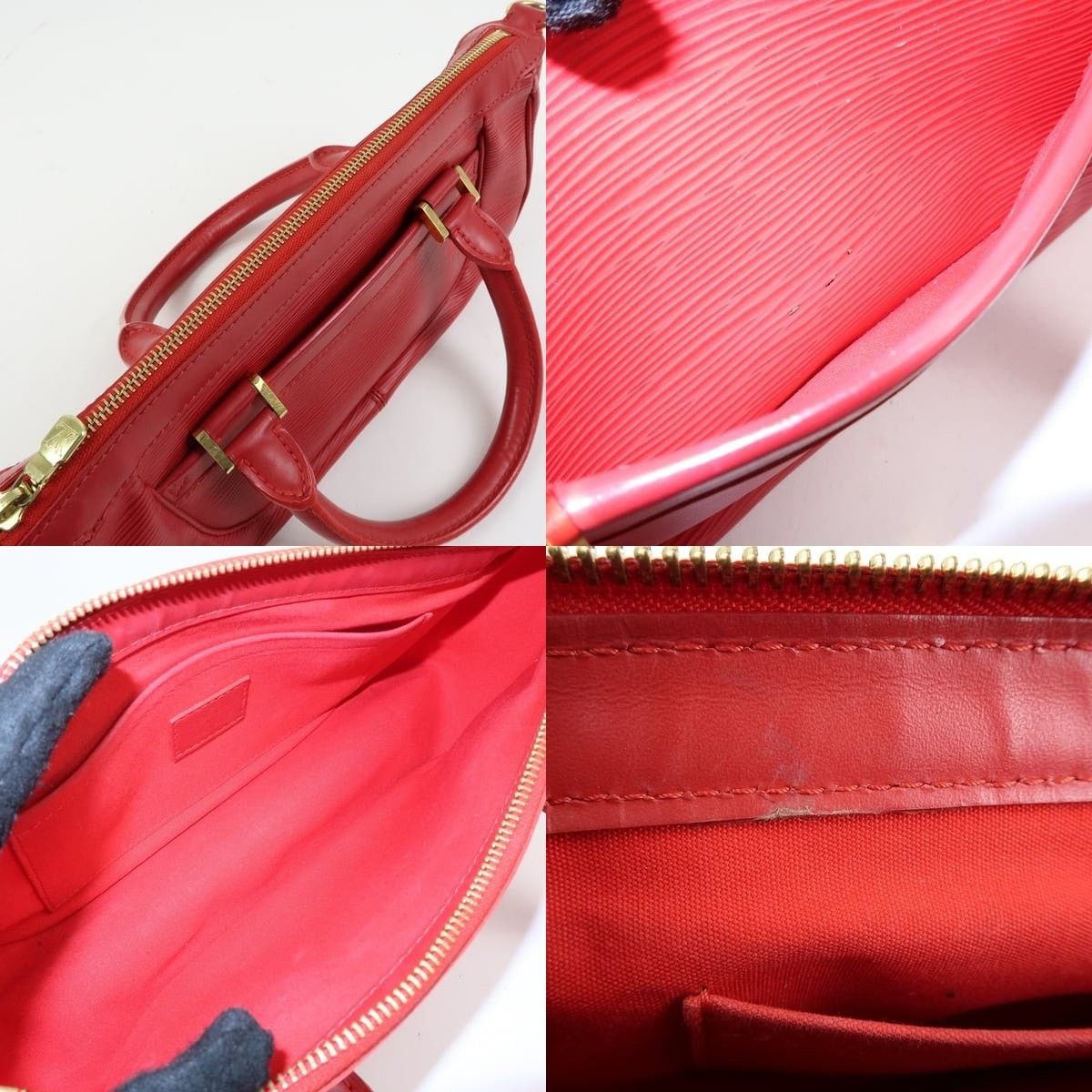 Louis Vuitton Louis Vuitton Epi Danura PM Shoulder Bag Red Size ONE SIZE - 7 Thumbnail
