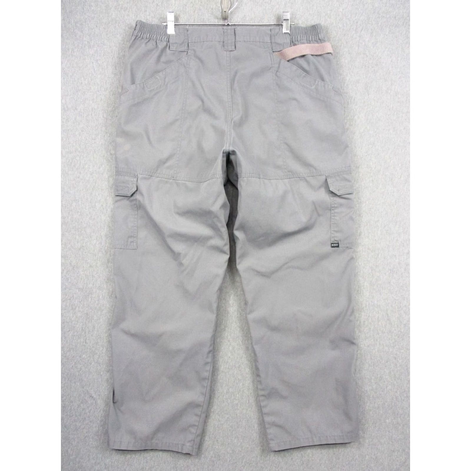 Vintage 5.11 Tactical Pants Mens Gray Relaxed Fit Cargo Workwear 38x30 Size US 34 / EU 50 - 6 Thumbnail