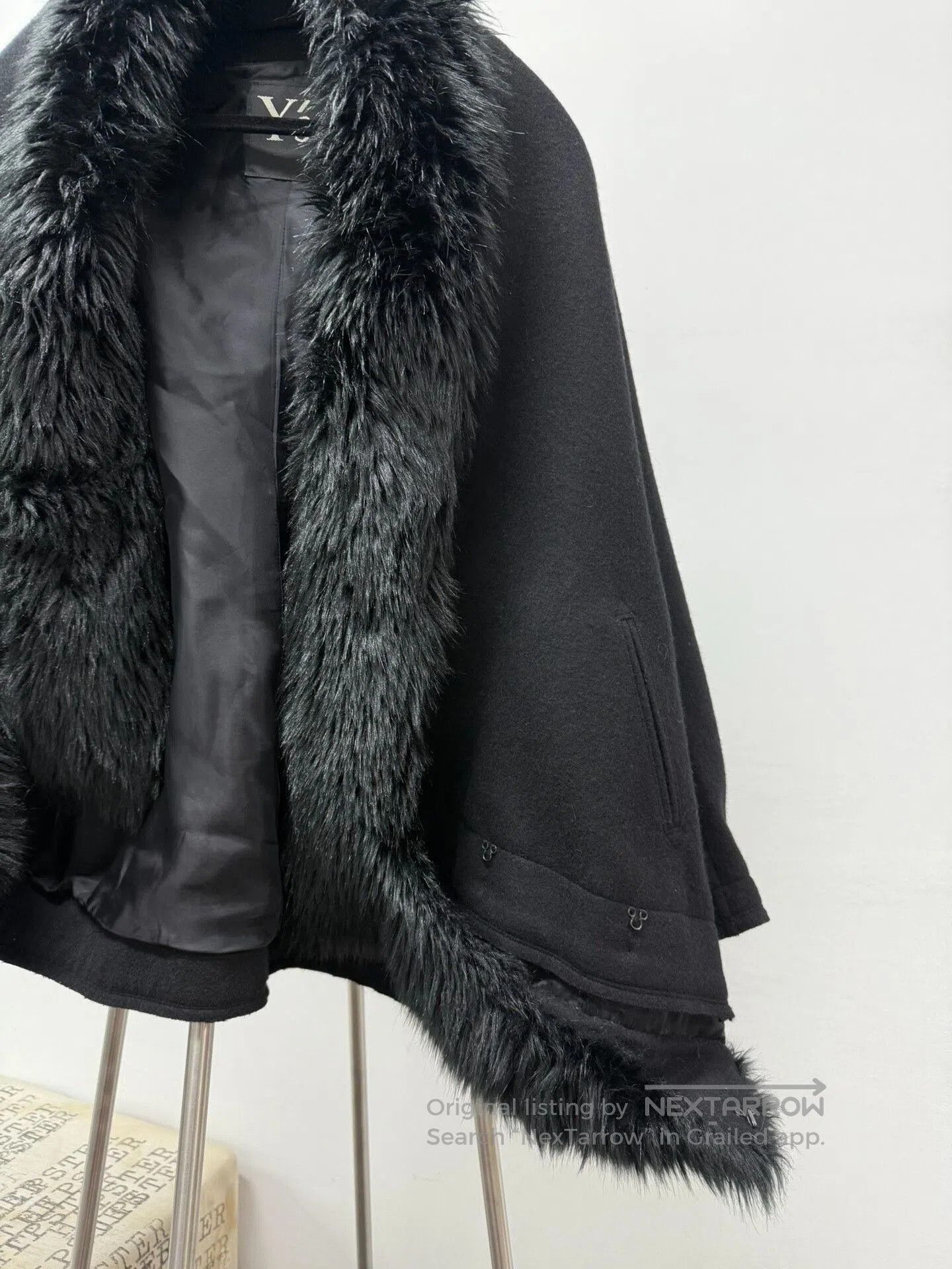 Yohji Yamamoto yohji yamamoto y's fur collar cape coat. Size US M / EU 48-50 / 2 - 2 Thumbnail