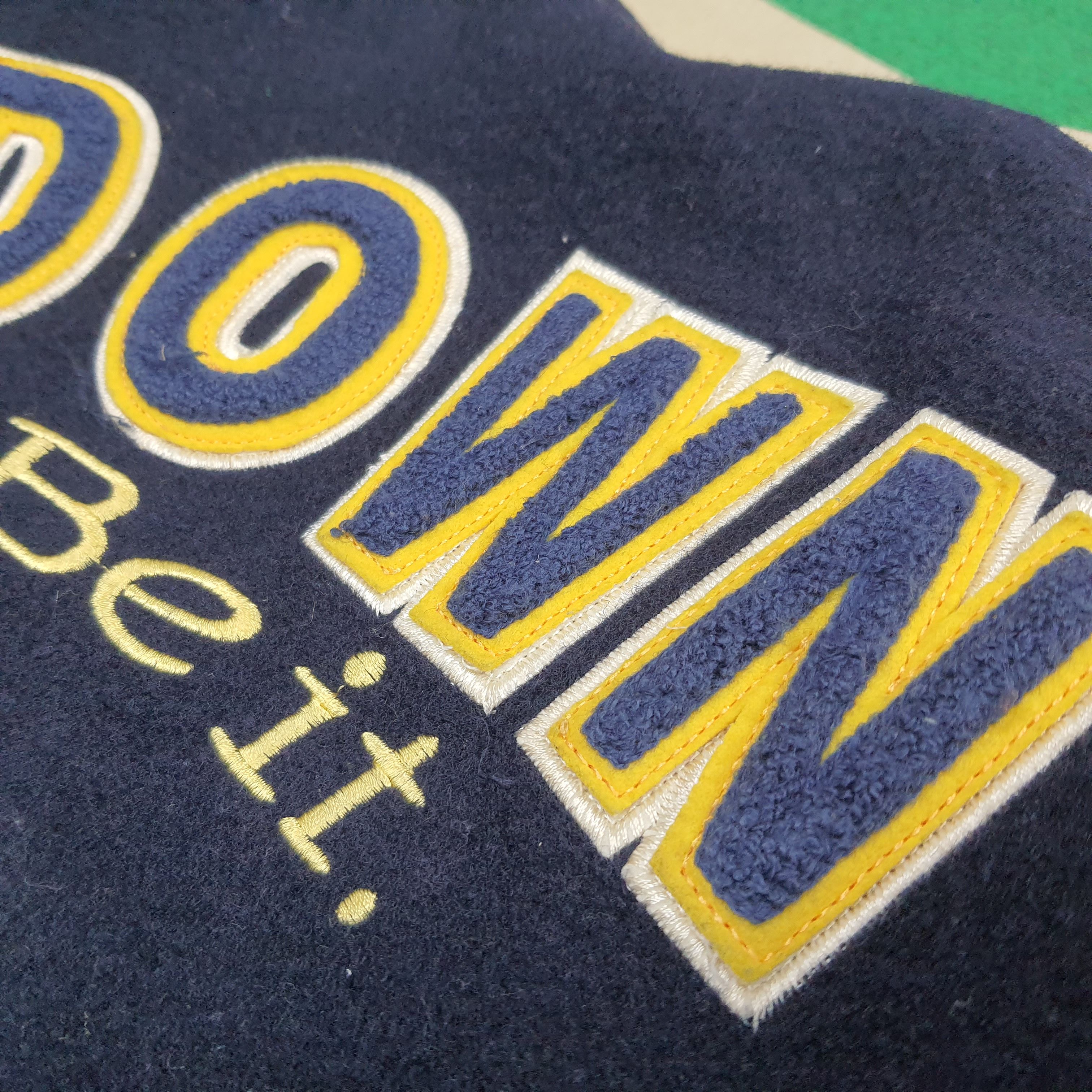 Vintage Vintage First Down Exploration USA Letterman Jacket C291N34 Size US L / EU 52-54 / 3 - 4 Thumbnail