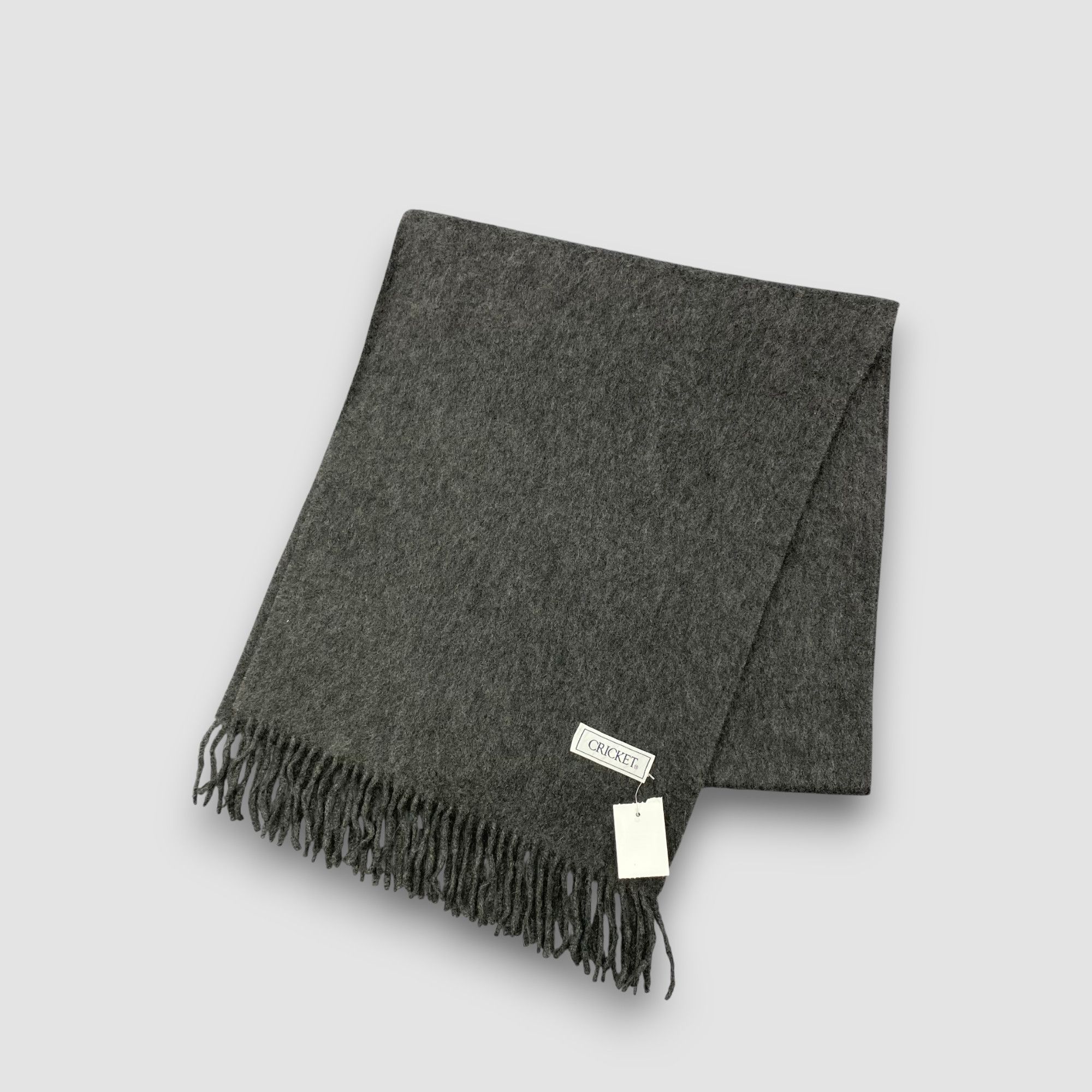 Japanese Brand Vintage Cricket Scarf Muffler Wool Fringe Winter Scarves Size ONE SIZE - 3 Thumbnail