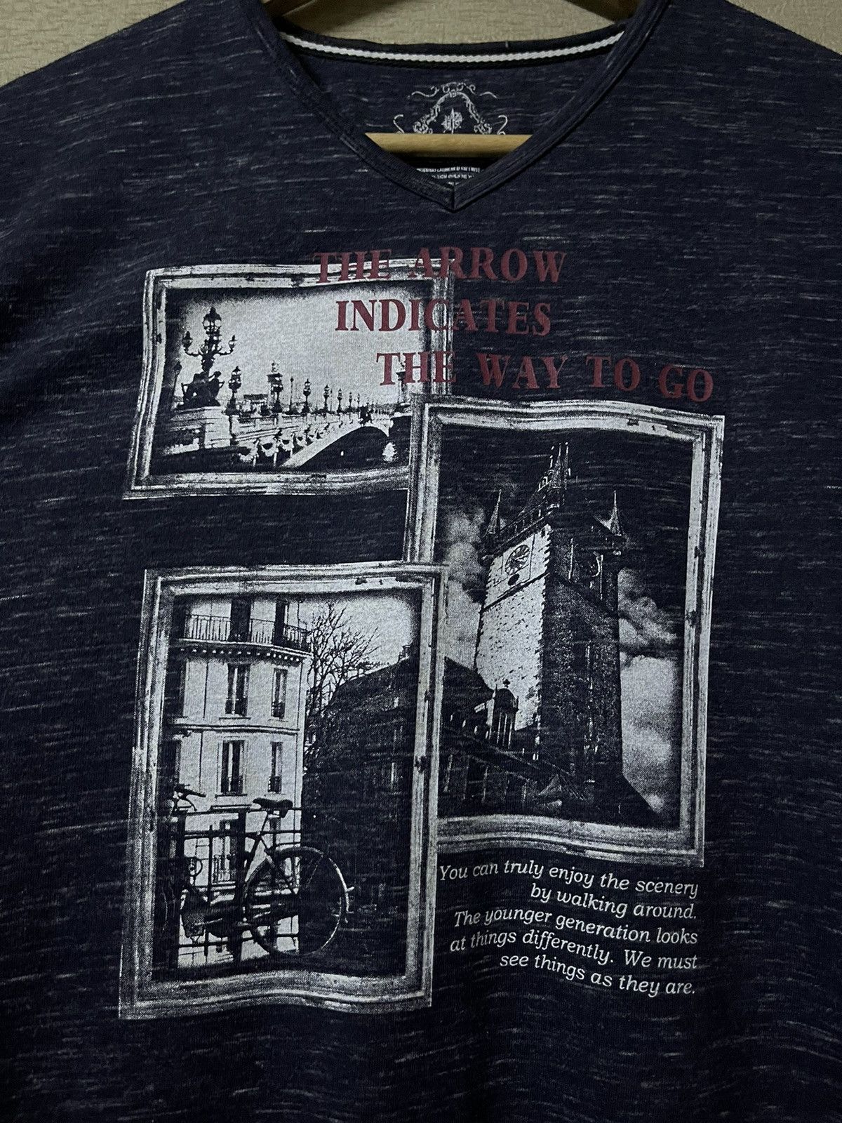 Mossimo MOSSIMO Punk Style History Cityscape Graphic Longsleeve Size US M / EU 48-50 / 2 - 2 Thumbnail
