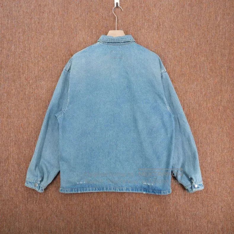 Prada Prada Triangle Logo Denim Jacket. Size US XL / EU 56 / 4 - 2 Thumbnail