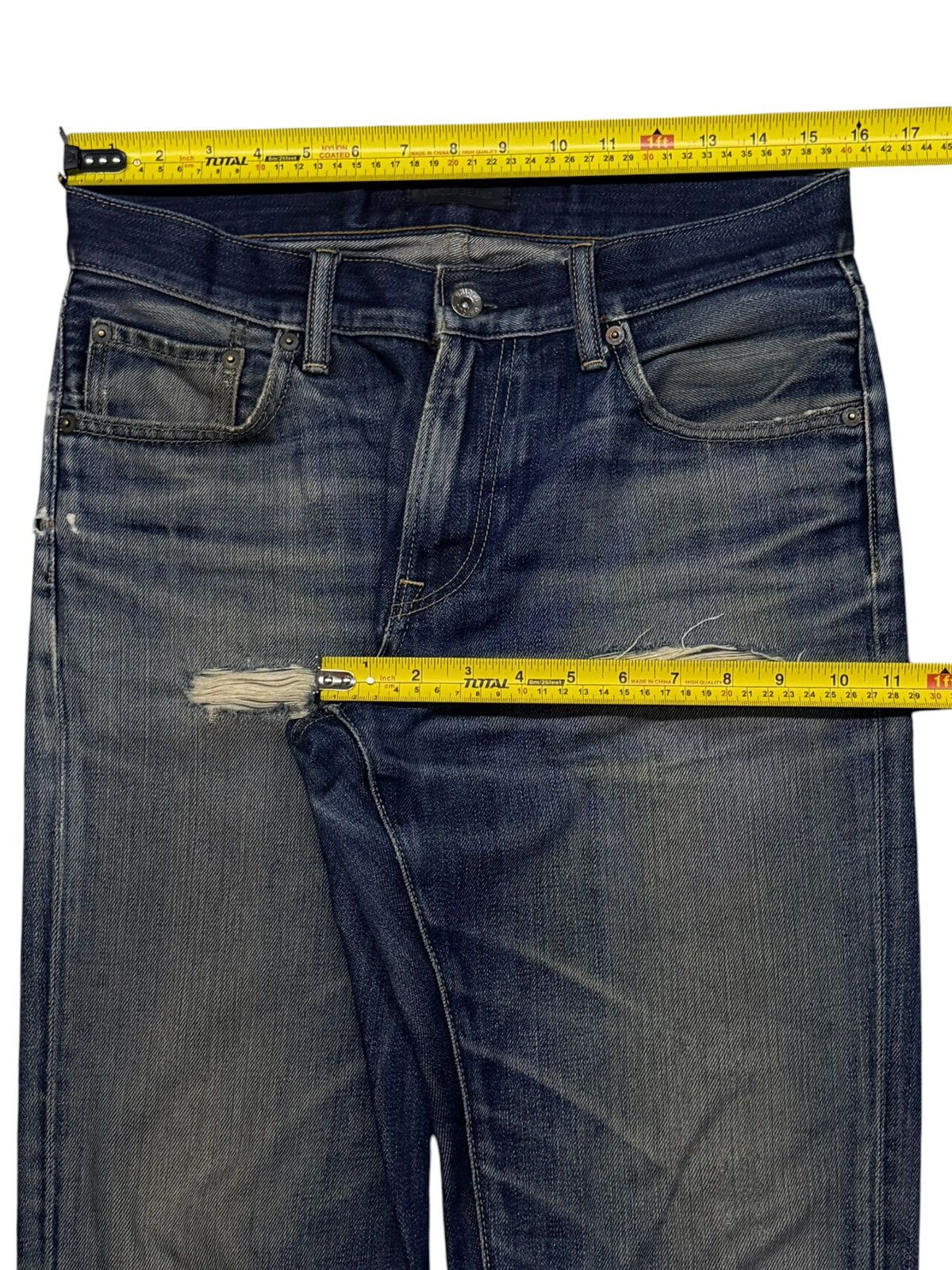 Uniqlo Vintage UNIQLO Jeans Regular Straight Kaihara Denim| Size 31 Size US 31 - 16 Thumbnail