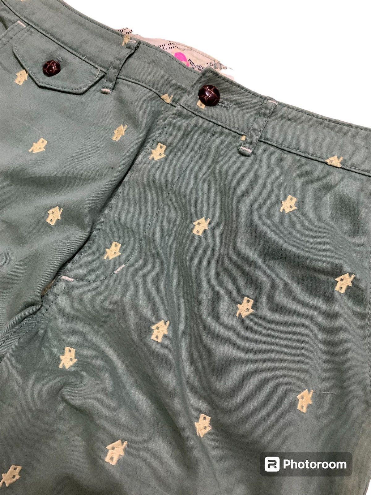 Issey Miyake × Japanese Brand × Vintage Vintage Pou dou dou Overprint Pant Size US 30 / EU 46 - 3 Thumbnail