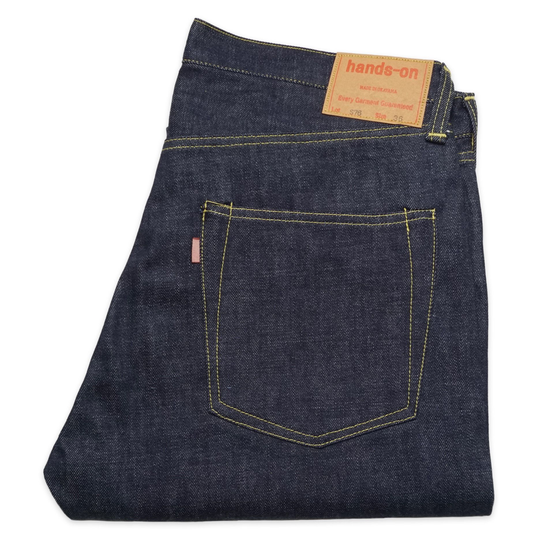 Japanese Brand HANDS-ON S76 W36 x L36 1966-type Hand-crafted Selvedge Jeans Size US 36 / EU 52 - 2 Thumbnail