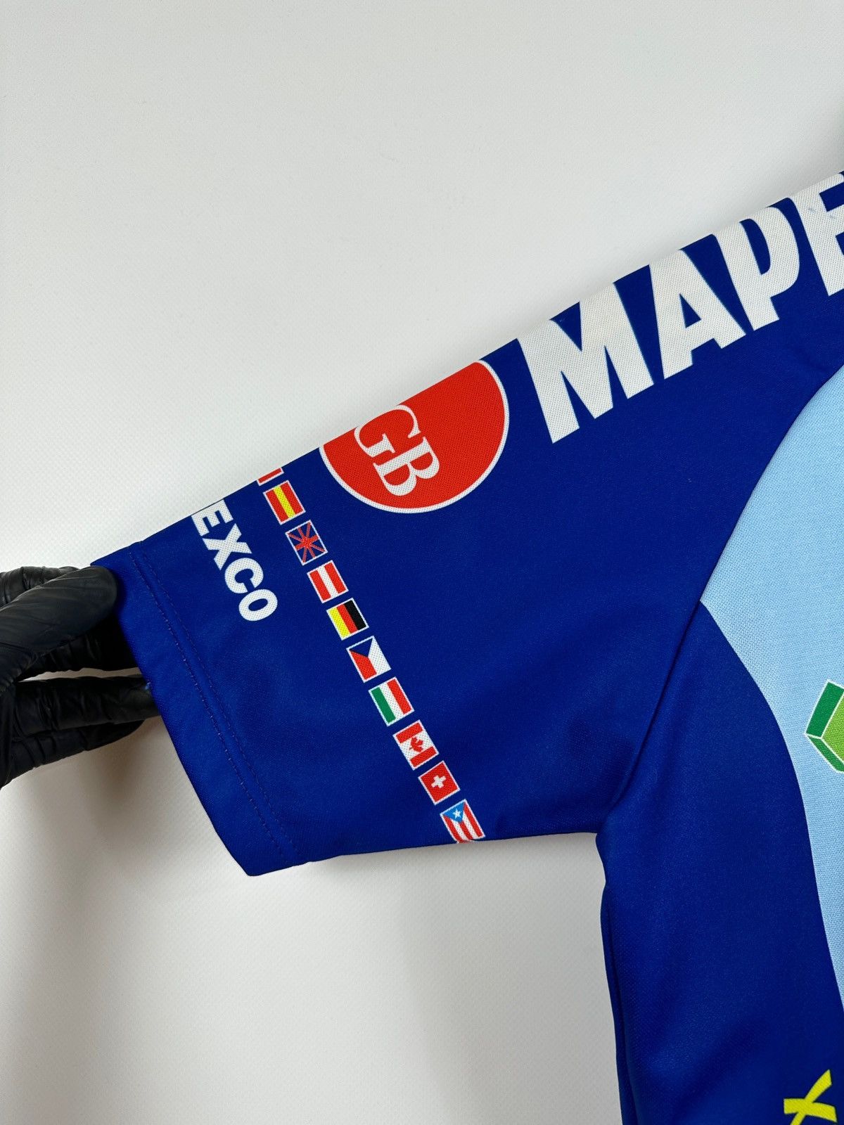 Vintage 1997 Vintage Mapei GB Paris-Roubaix Cycling Jersey Size US XL / EU 56 / 4 - 9 Thumbnail