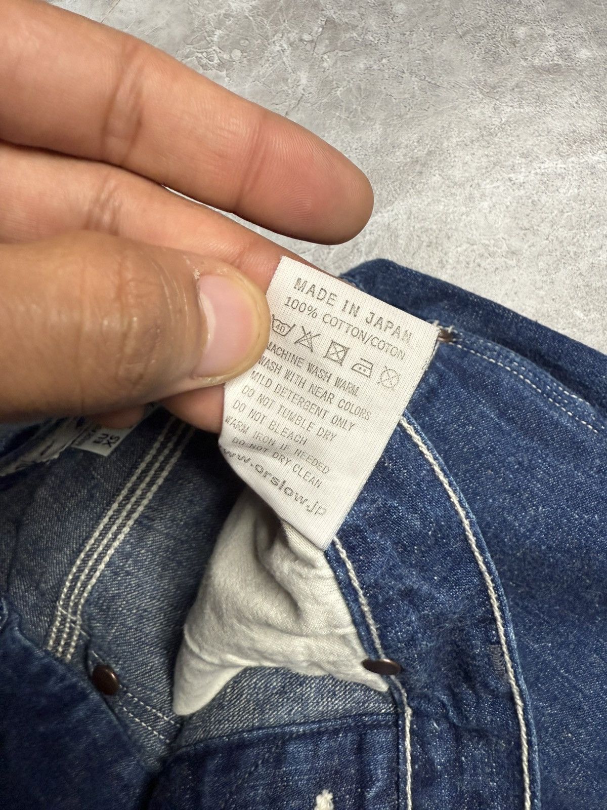 Orslow Orslow Indigo Soft Denim Carpenter Pants Size US 29 - 10 Thumbnail