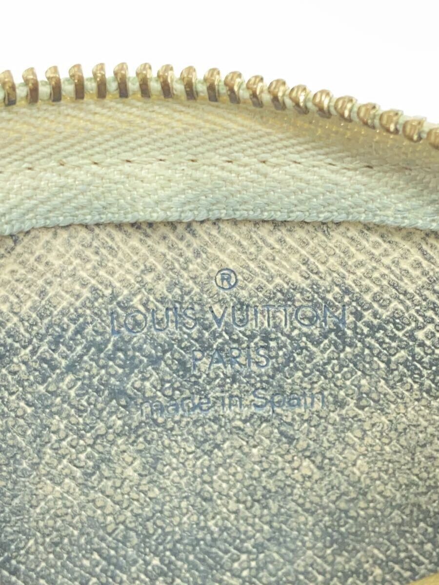 Louis Vuitton Louis Vuitton Damier Azur Pochette Cle Coin Case White Size ONE SIZE - 3 Thumbnail