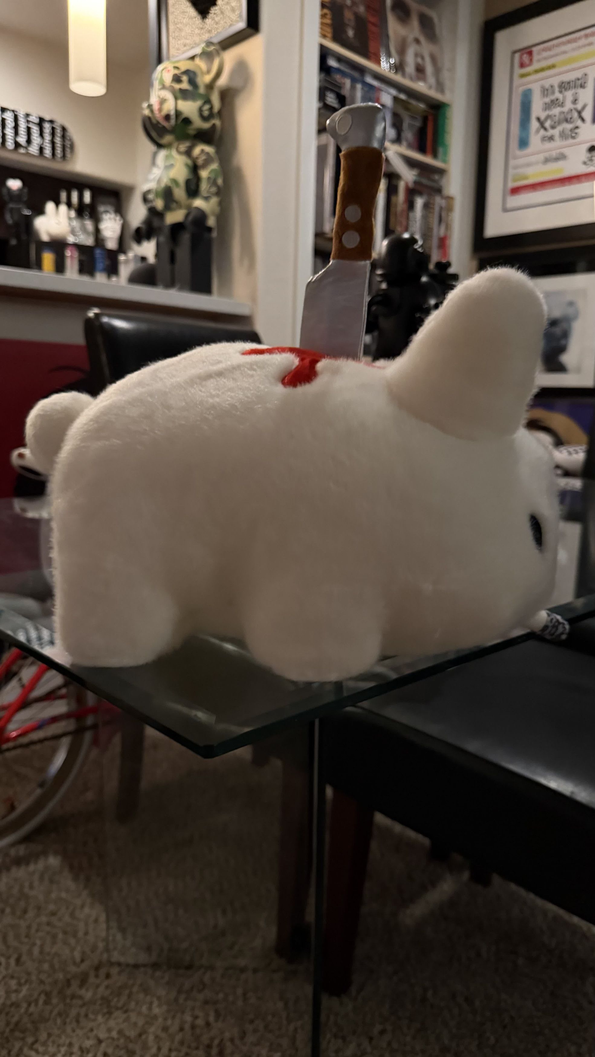 Kid Robot *RARE* KOZIK KIDROBOT BACKSTAB SMORKIN LABBIT 14" KAWS Size ONE SIZE - 10 Thumbnail