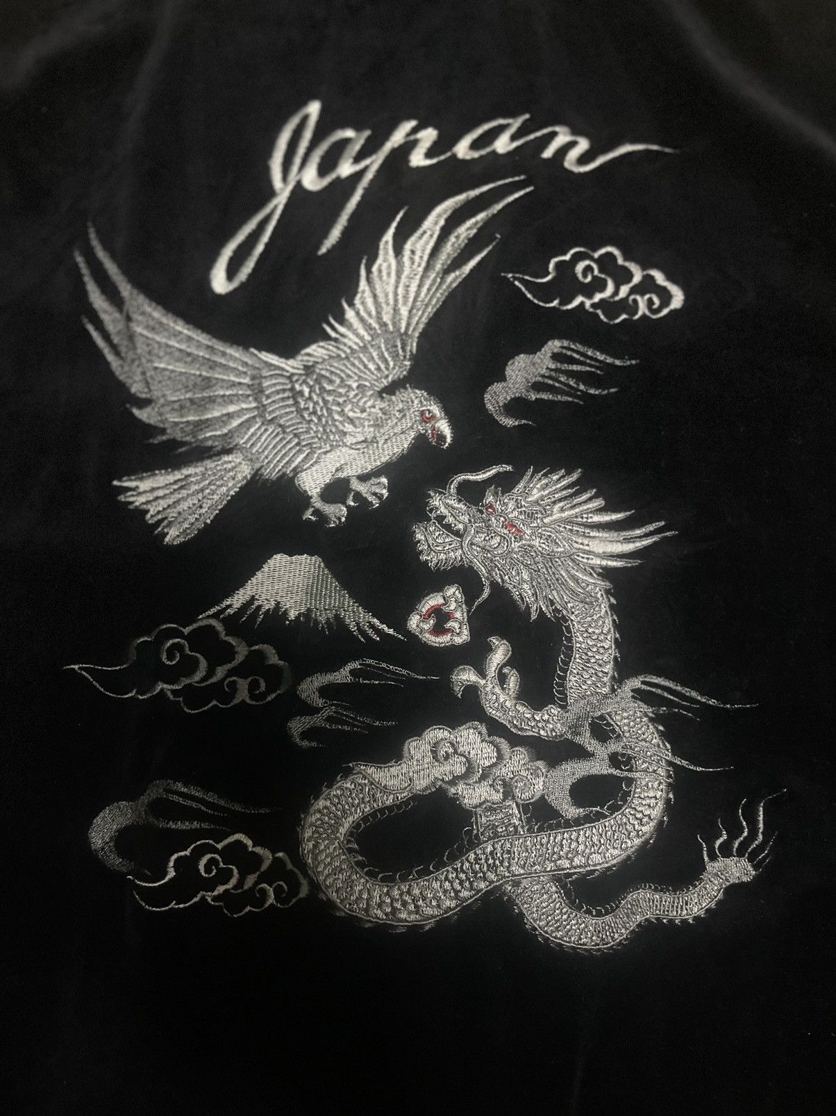 Japanese Brand Vintage Detictive Struct Sukajan Velvet Zip Jacket Size US M / EU 48-50 / 2 - 6 Thumbnail