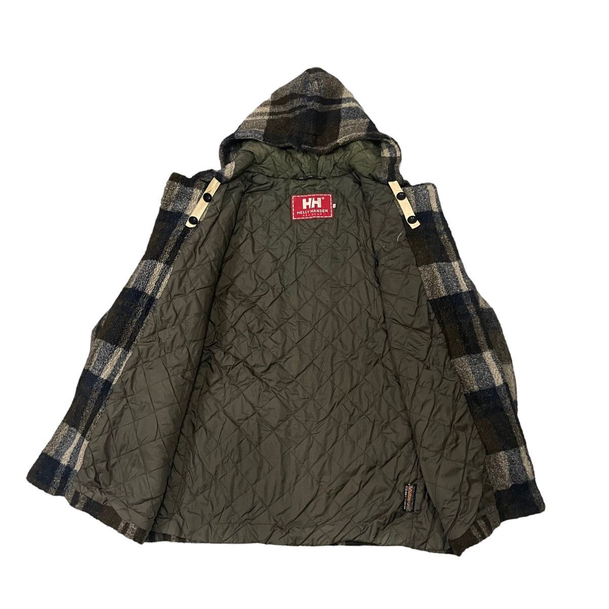 Helly Hansen Vintage Helly Hansen Duffle Fleece Hoodie Coat Jacket Size US M / EU 48-50 / 2 - 18 Thumbnail