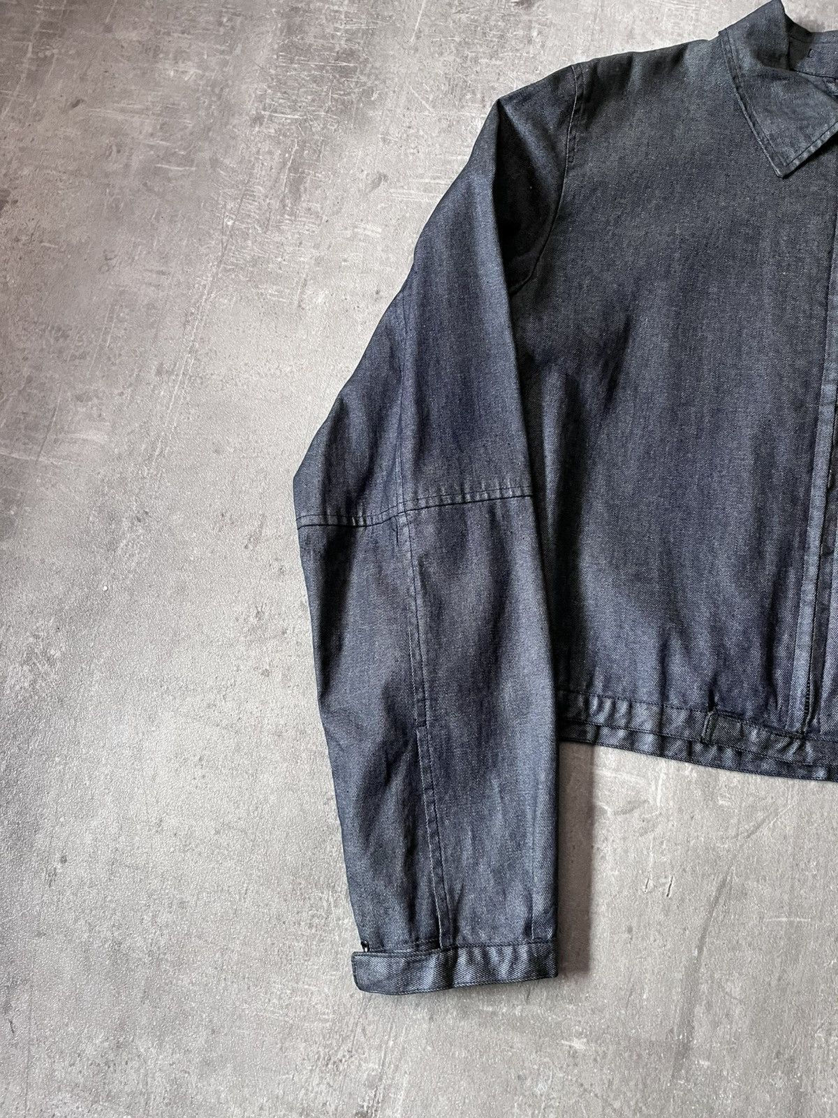 Carol Christian Poell Carol Christian Poell denim polyurethane waxed jacket 90s Size US M / EU 48-50 / 2 - 2 Thumbnail