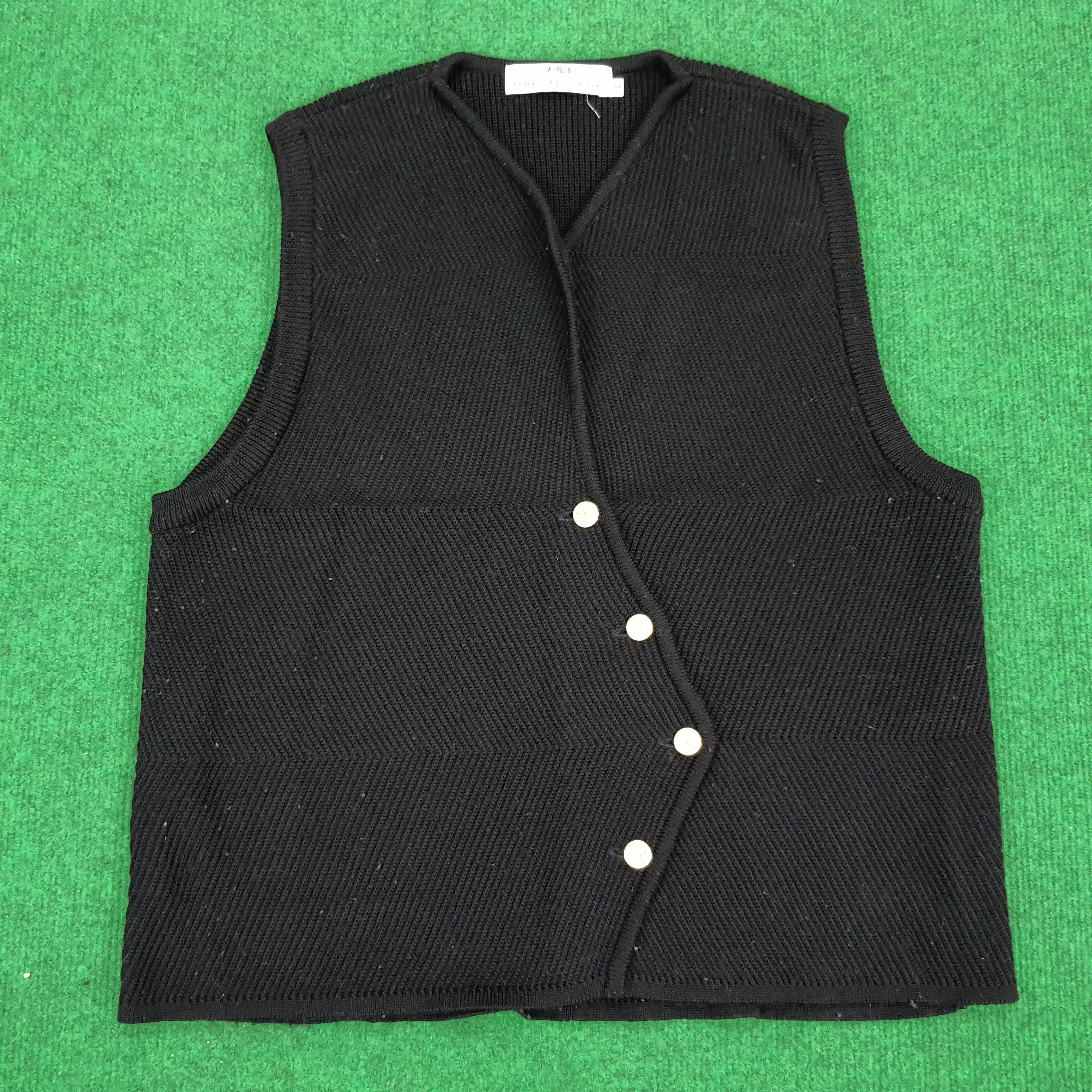 Balenciaga × Vintage Vintage Balenciaga Paris Knitwear Vests Size S / US 4 / IT 40 - 1 Thumbnail