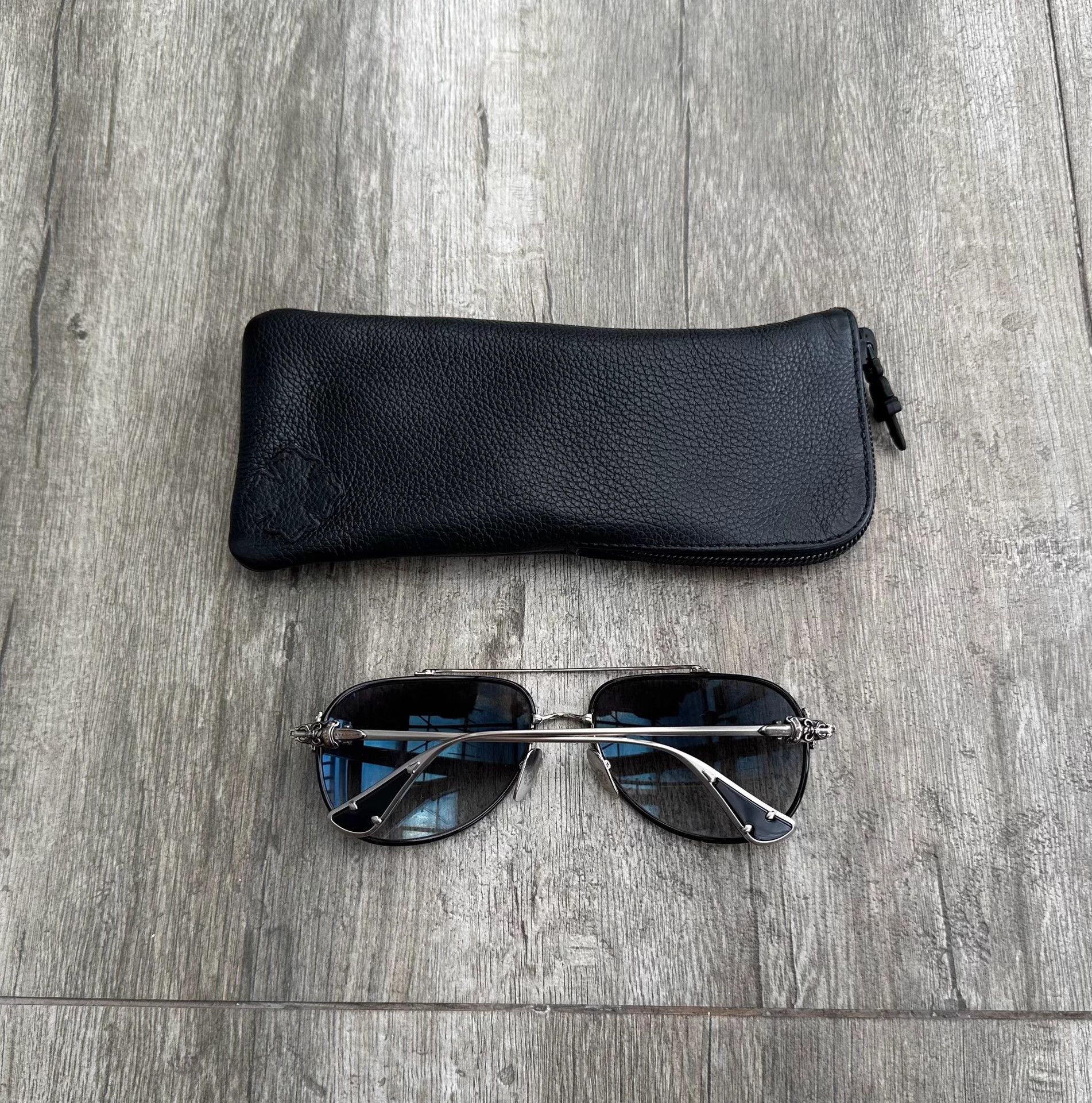 Chrome Hearts Chrome Hearts SPINNER Cross Sunglasses 60-17-148 Size ONE SIZE - 2 Thumbnail