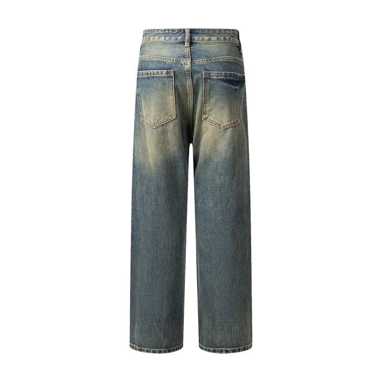 Japanese Brand × Jean Men's gradient distressed casual washed jeans Size US 32 / EU 48 - 2 Thumbnail