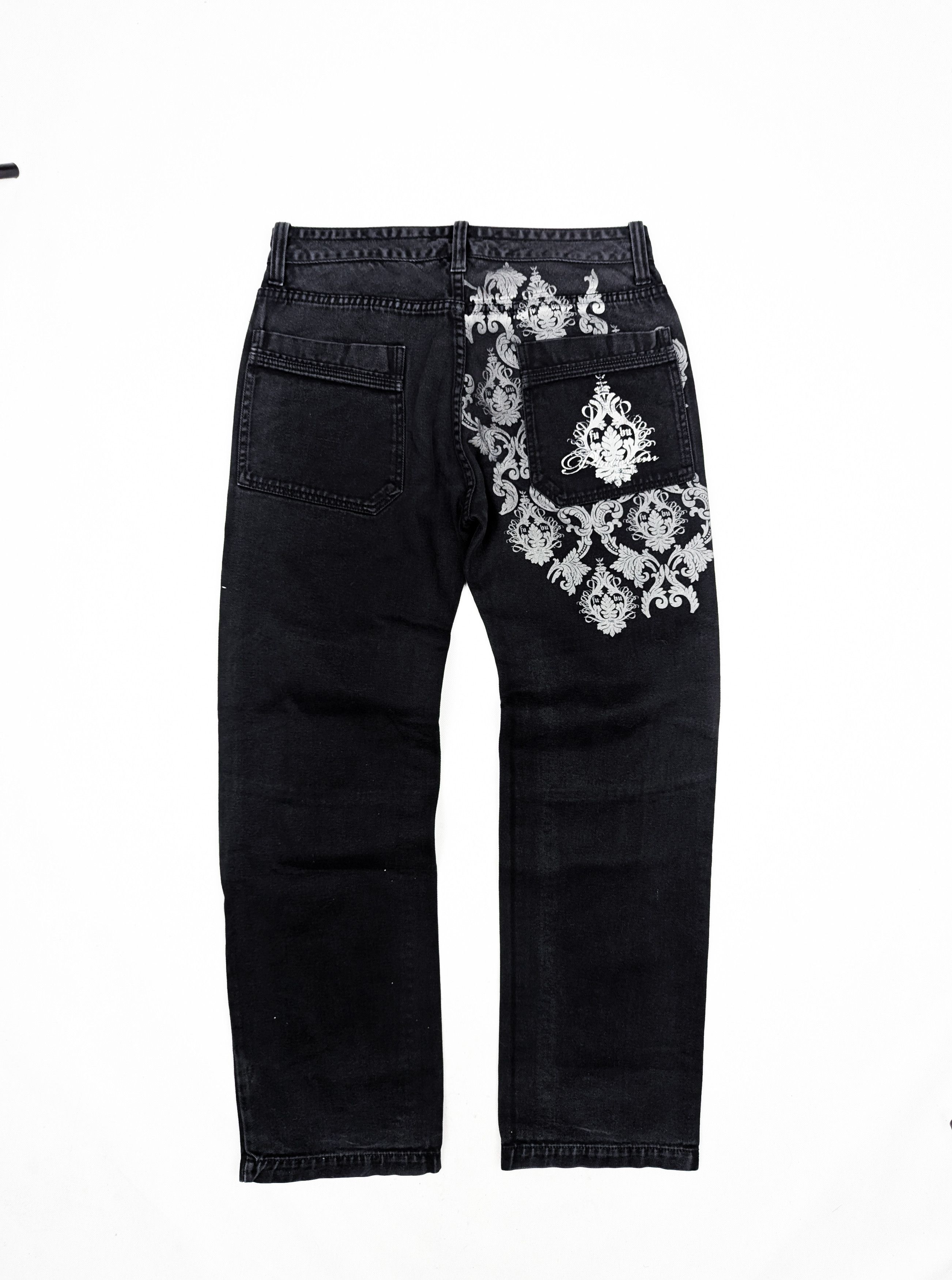 Fubu platinium denim pants jeans 34