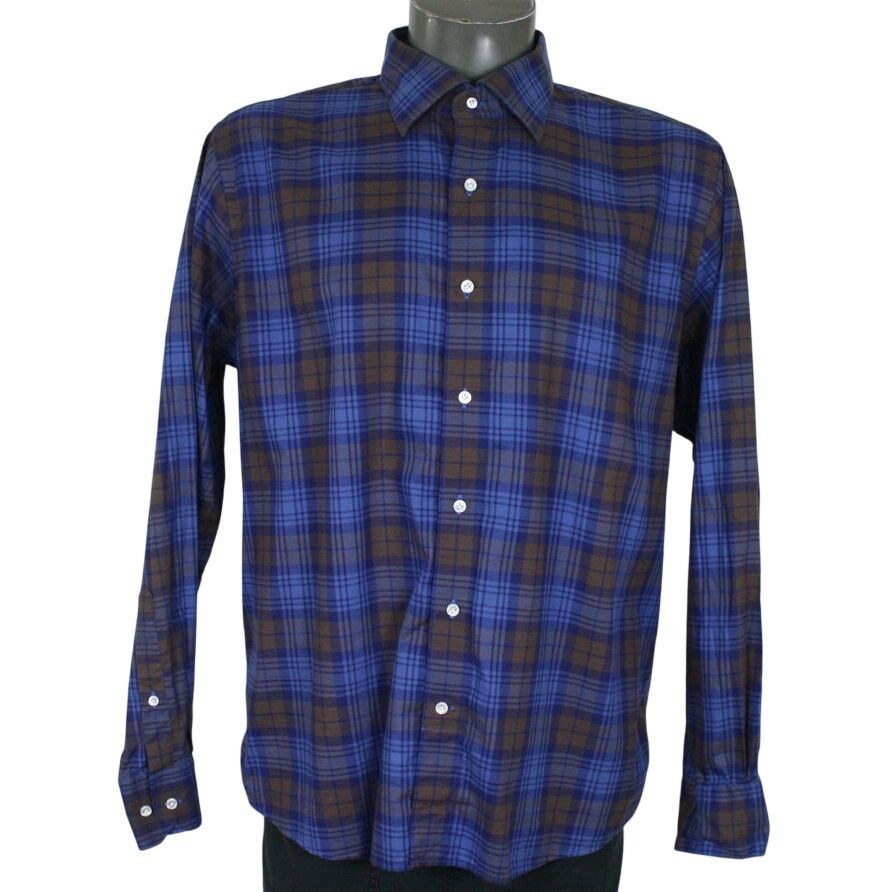 Peter Millar Peter Millar Crown Crafted Flex Finish Plaid Shirt Mens XL Size US XL / EU 56 / 4 - 1 Thumbnail