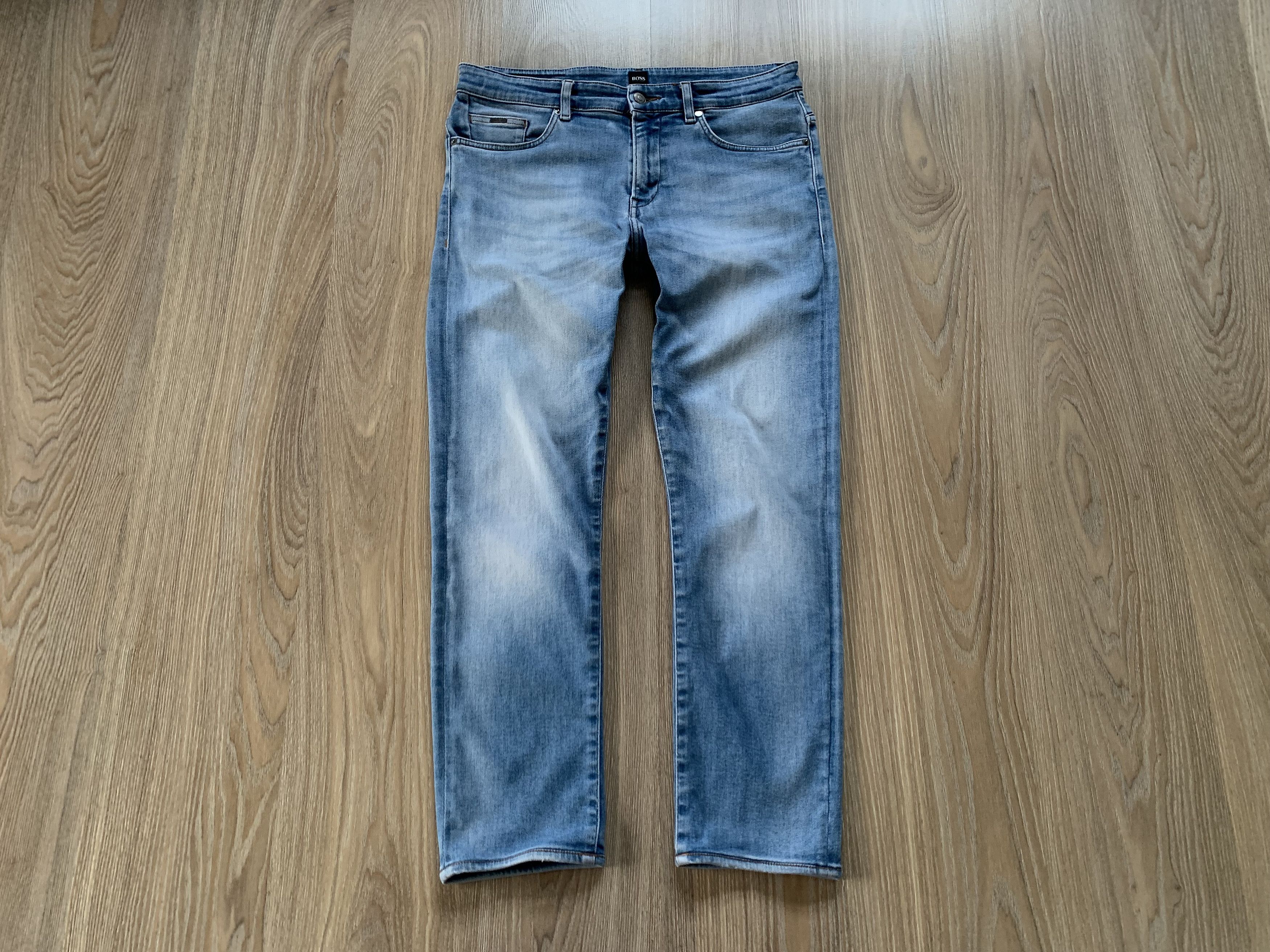 Hugo Boss Hugo Boss Candiani Denim Light Blue Stretch Jeans Size US 32 / EU 48 - 2 Thumbnail