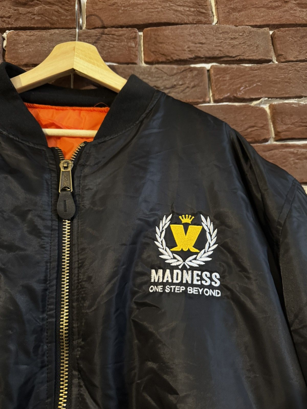ジャケット・アウター MADNESS VINTAGE MA-1 FLIGHT BOMBER JKT