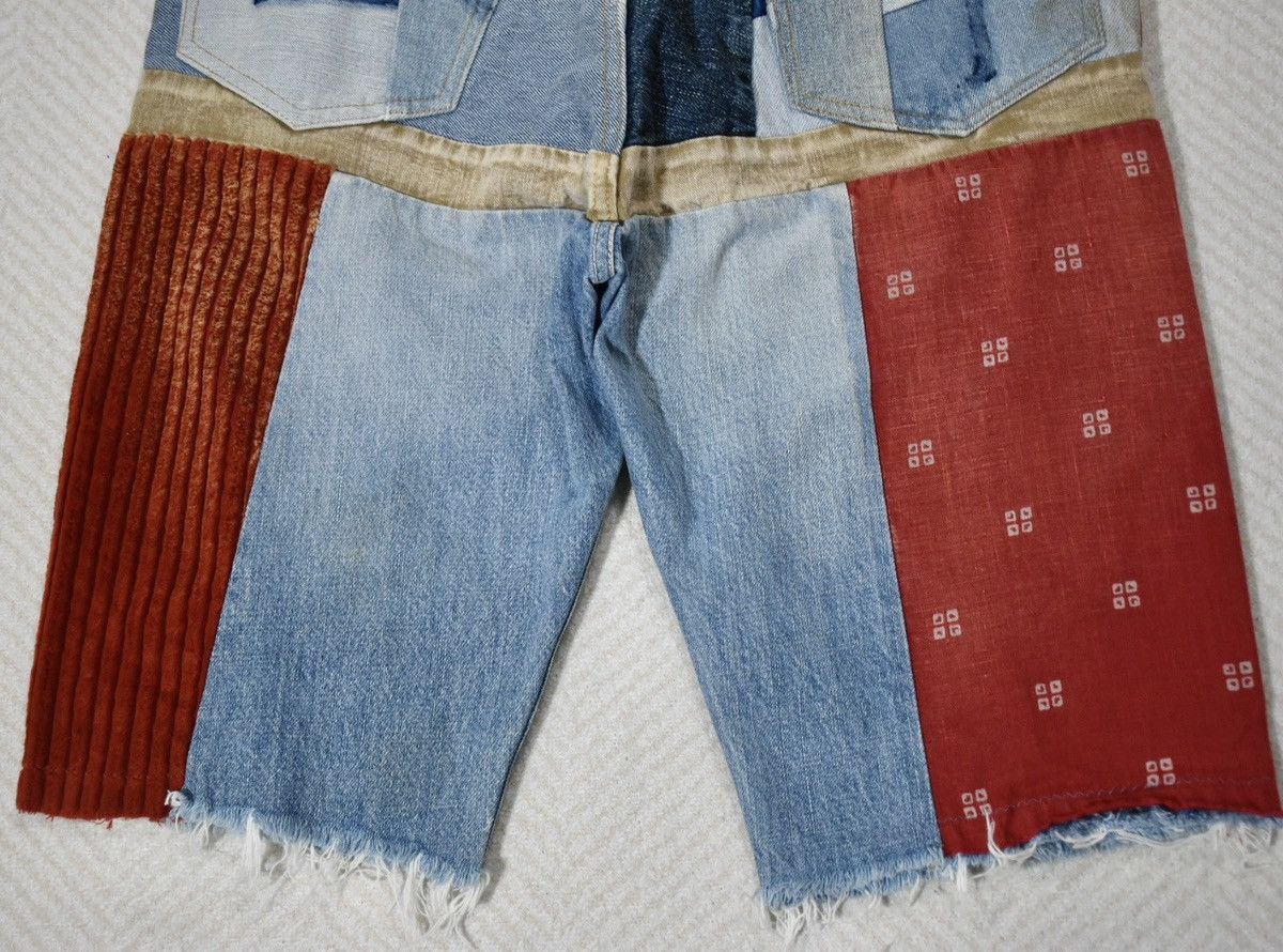 Kapital Kapital Kountry Reworked Denim Shorts W32 Size US 32 / EU 48 - 4 Thumbnail