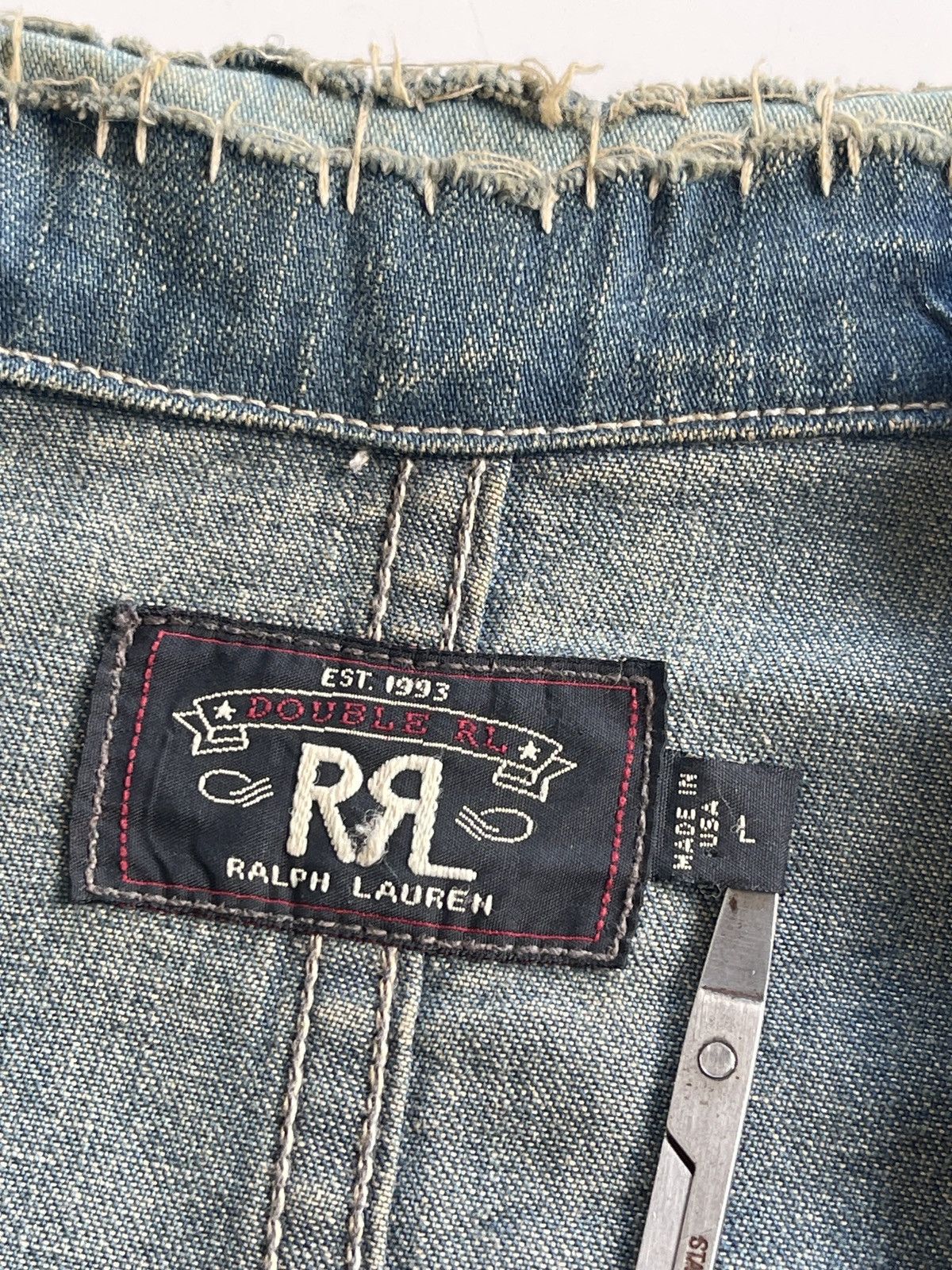 RRL Ralph Lauren RRL Denim Chore Jacket USA Size US L / EU 52-54 / 3 - 19 Thumbnail