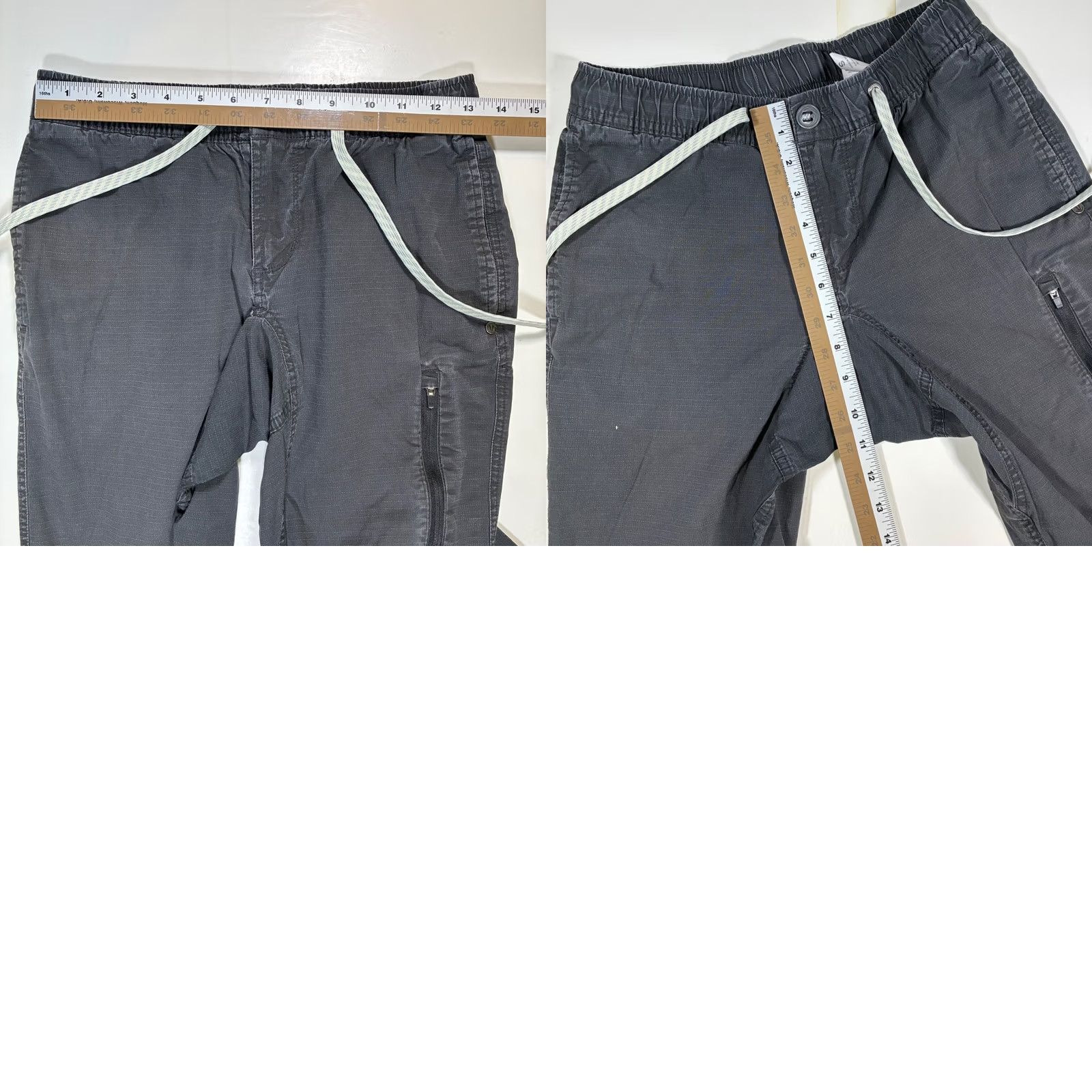 Vuori Vuori Mens Jogger Pants Elastic Waist Zip Pocket Black Small S Size US 29 - 8 Thumbnail
