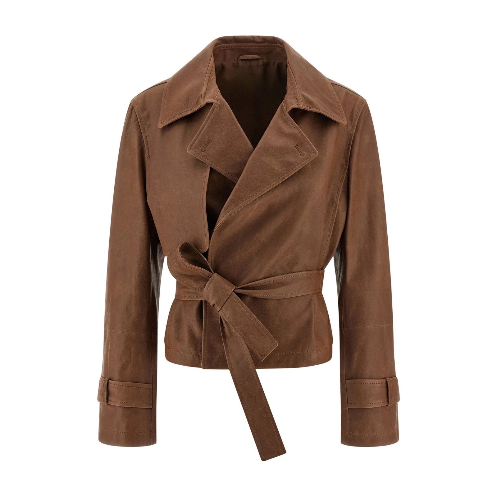 Brunello Cucinelli BRUNELLO CUCINELLI $8000 Leather Nappa Jacket New & Authenti Size M / US 6-8 / IT 42-44 - 1 Thumbnail