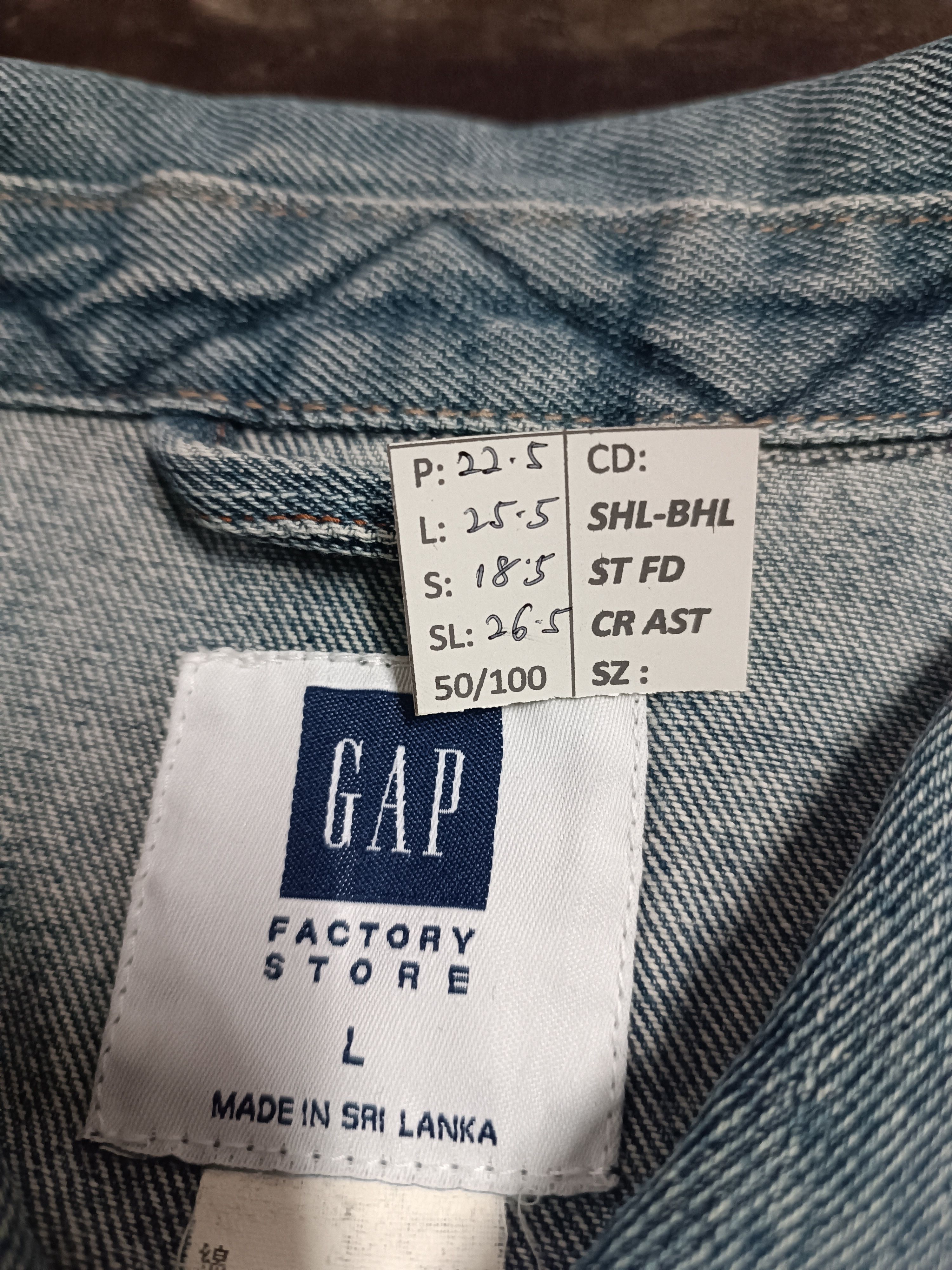 Gap VINTAGE FADES GAP DENIM JACKET GRUNGE PUNK METAL STYLE Size US L / EU 52-54 / 3 - 12 Thumbnail
