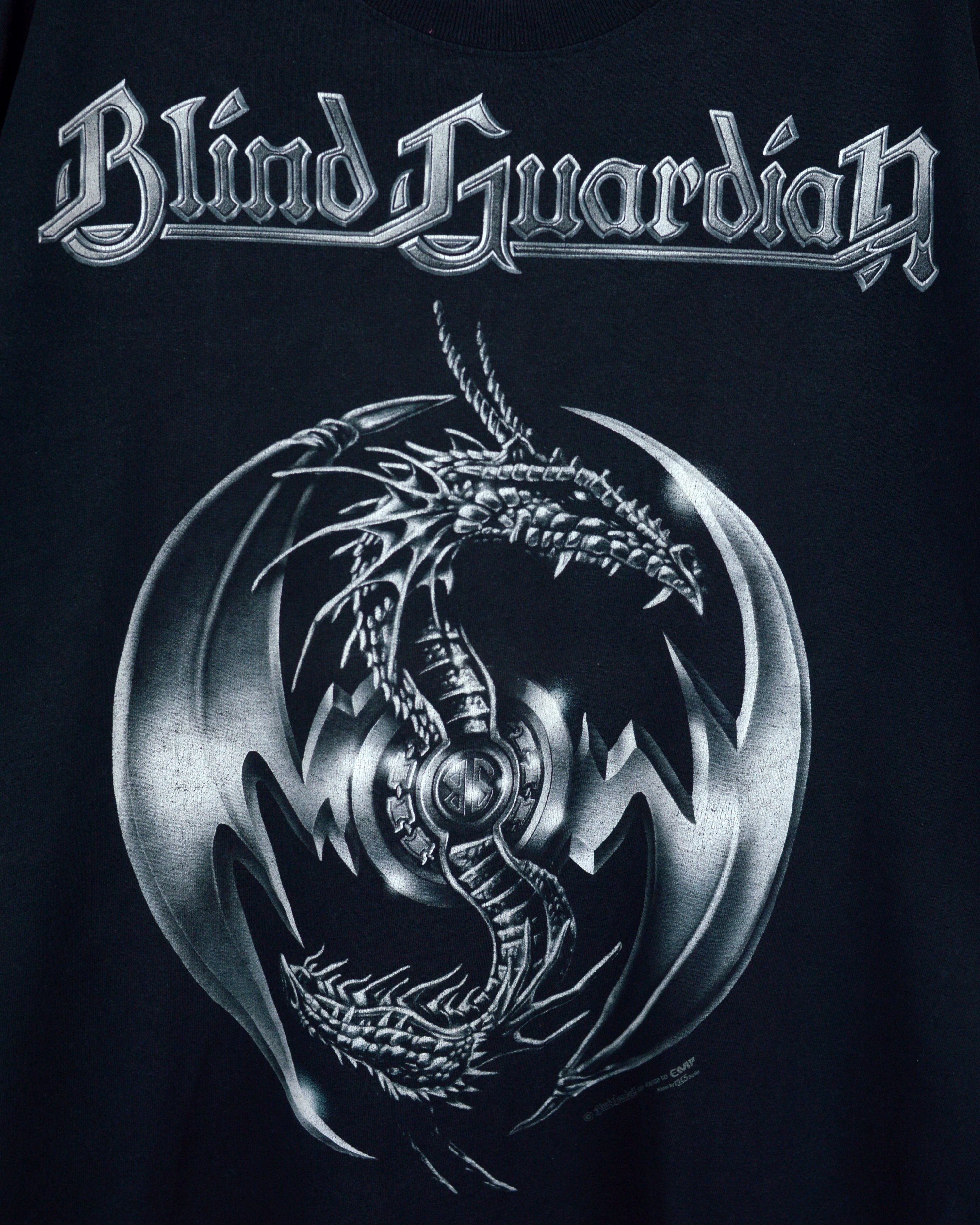 Band Tees × Vintage Vintage Blind Guardian 90s shirt Size US XL / EU 56 / 4 - 3 Thumbnail