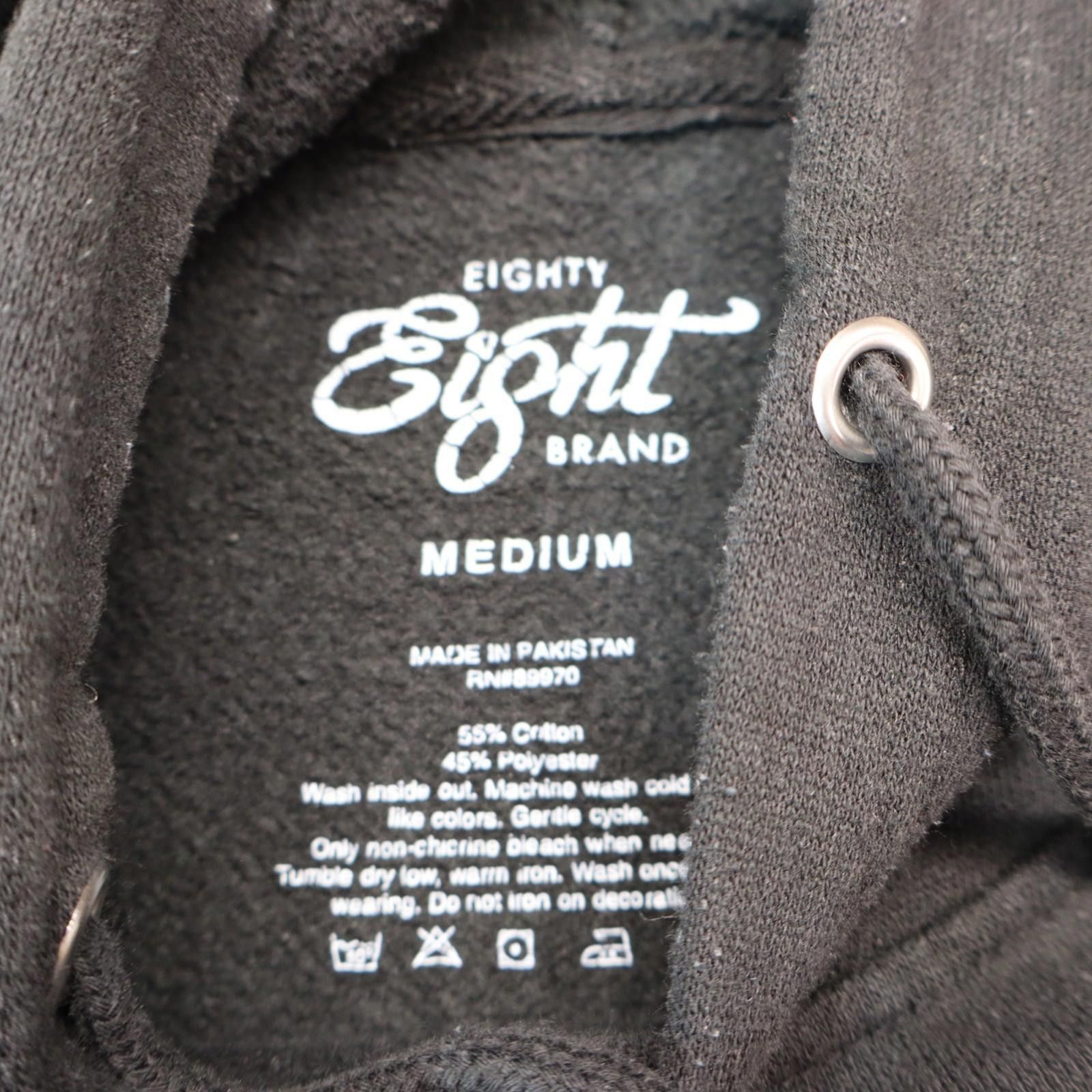 Eighty Eight Eighty Eight Hoodie Men Medium Black Stay Trippy Mushrooms Size US L / EU 52-54 / 3 - 6 Thumbnail