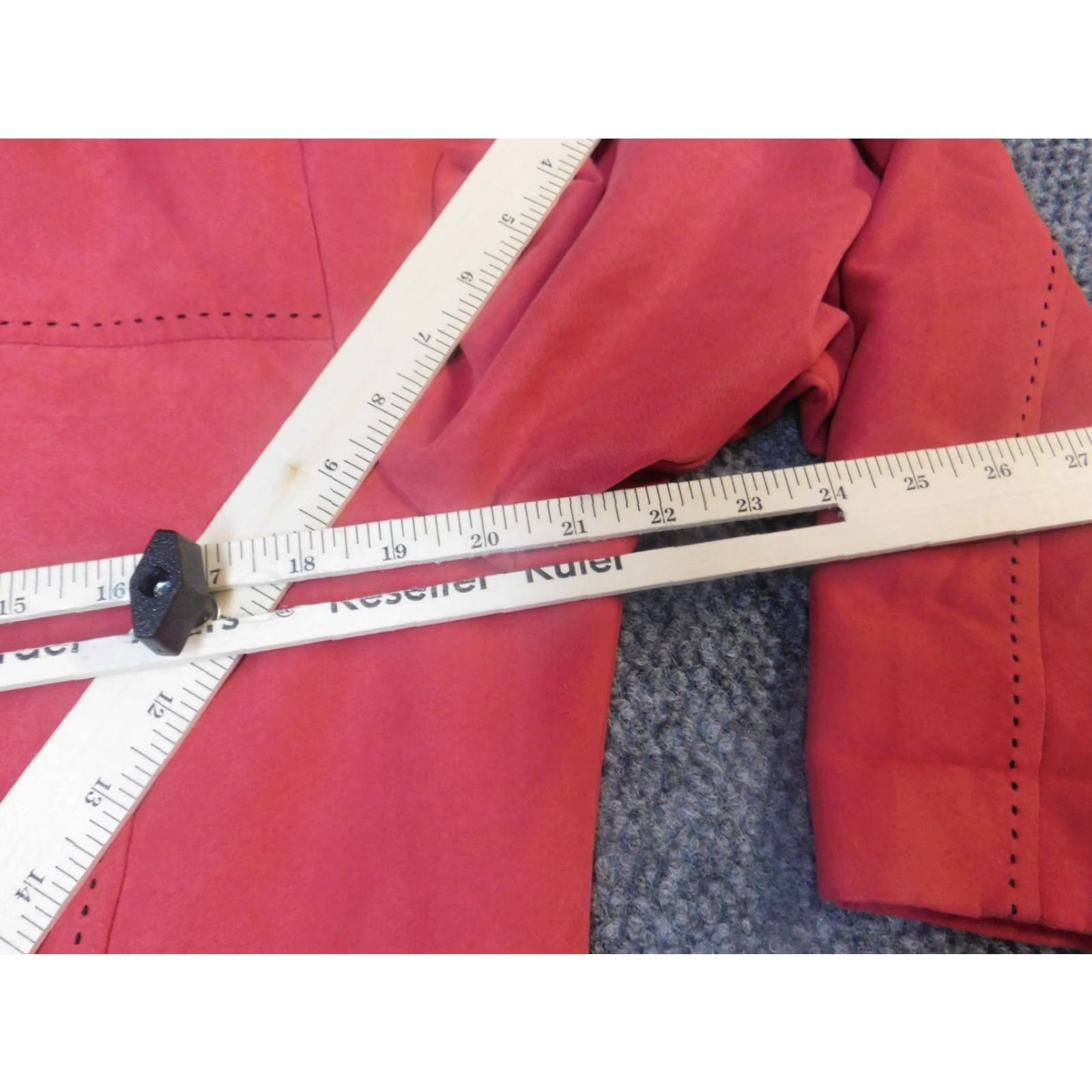 Vintage Alfred Dunner Jacket 14P Pink Full Zip Womens Petite Casual Knit Embroidered Solid Mid-Length Long Sleeve Regular Jacket Size XL / US 12-14 / IT 48-50 - 6 Thumbnail