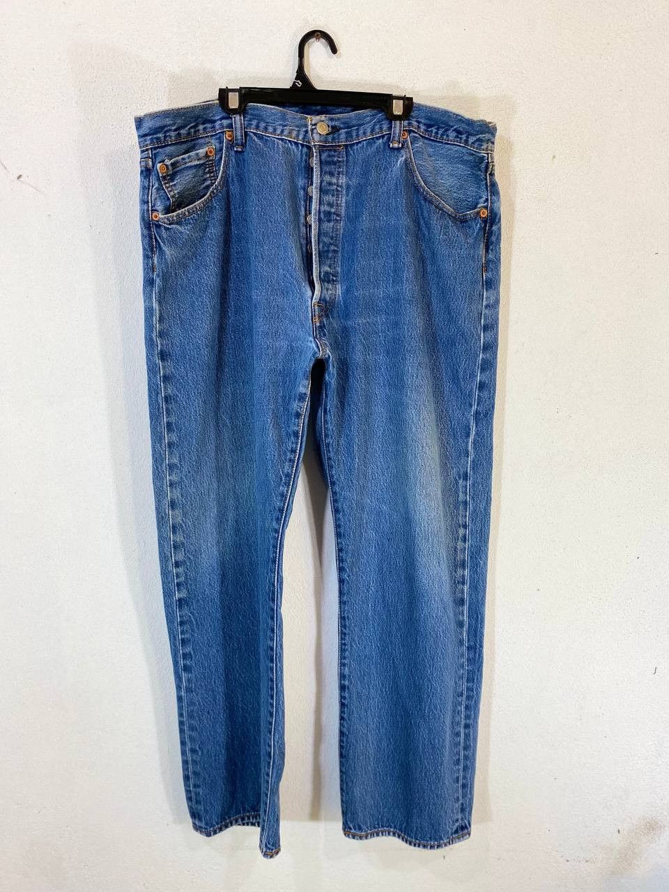 Levi's levis 501 lightwash denim nice design Size US 41 - 6 Thumbnail