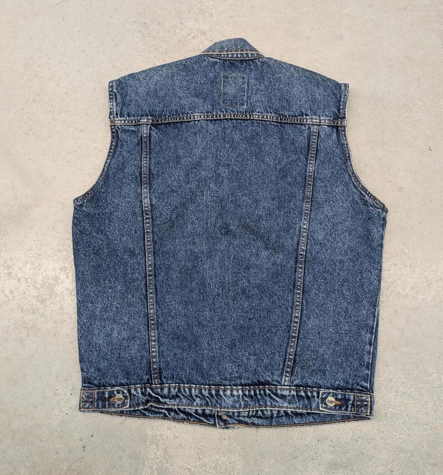 Vintage Vintage 90s Boogie Bird Essential Blue Denim Vest Size US L / EU 52-54 / 3 - 4 Thumbnail