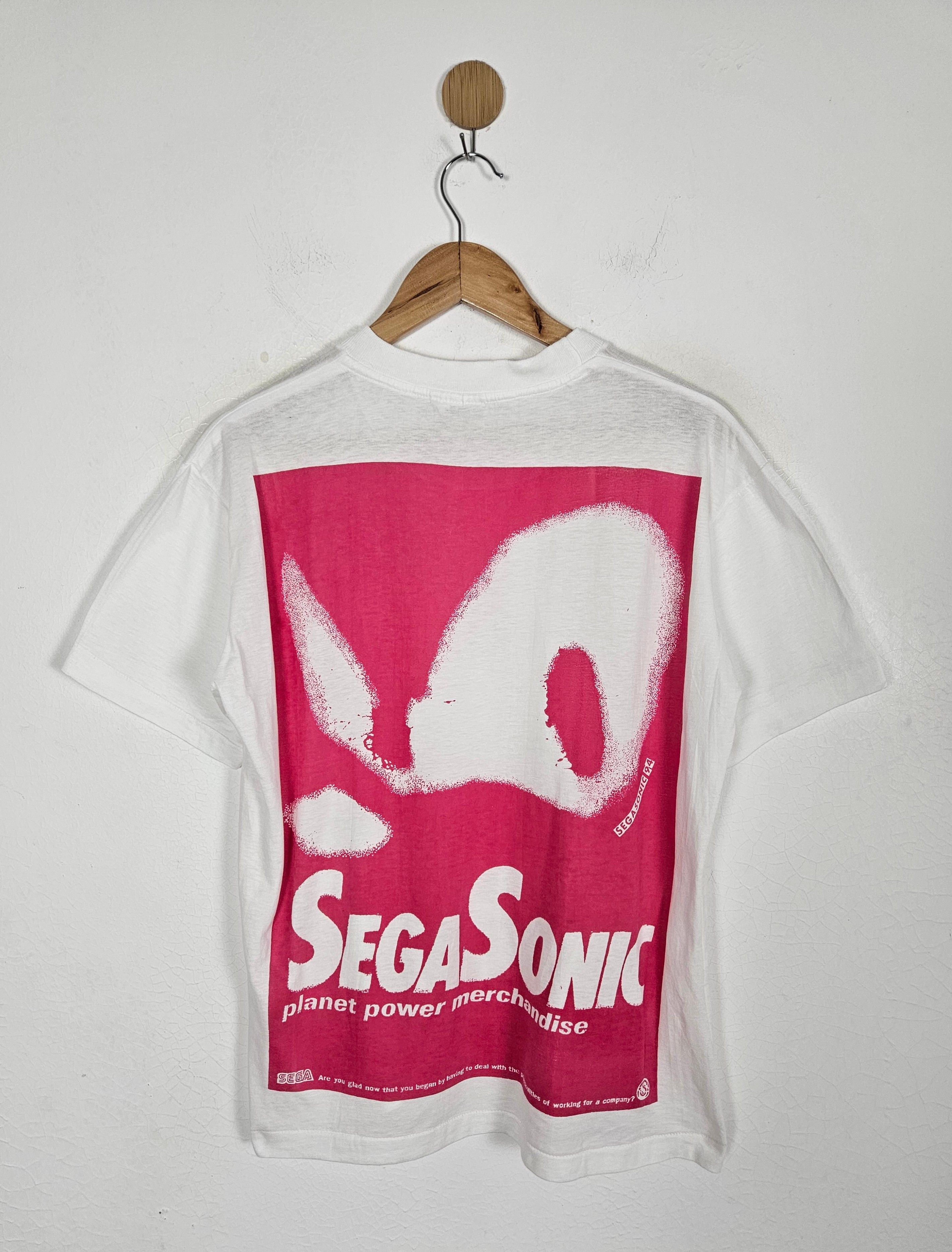Nintendo Vintage Sega Sonic The Hedgehog promo shirt Size US L / EU 52-54 / 3 - 1 Thumbnail