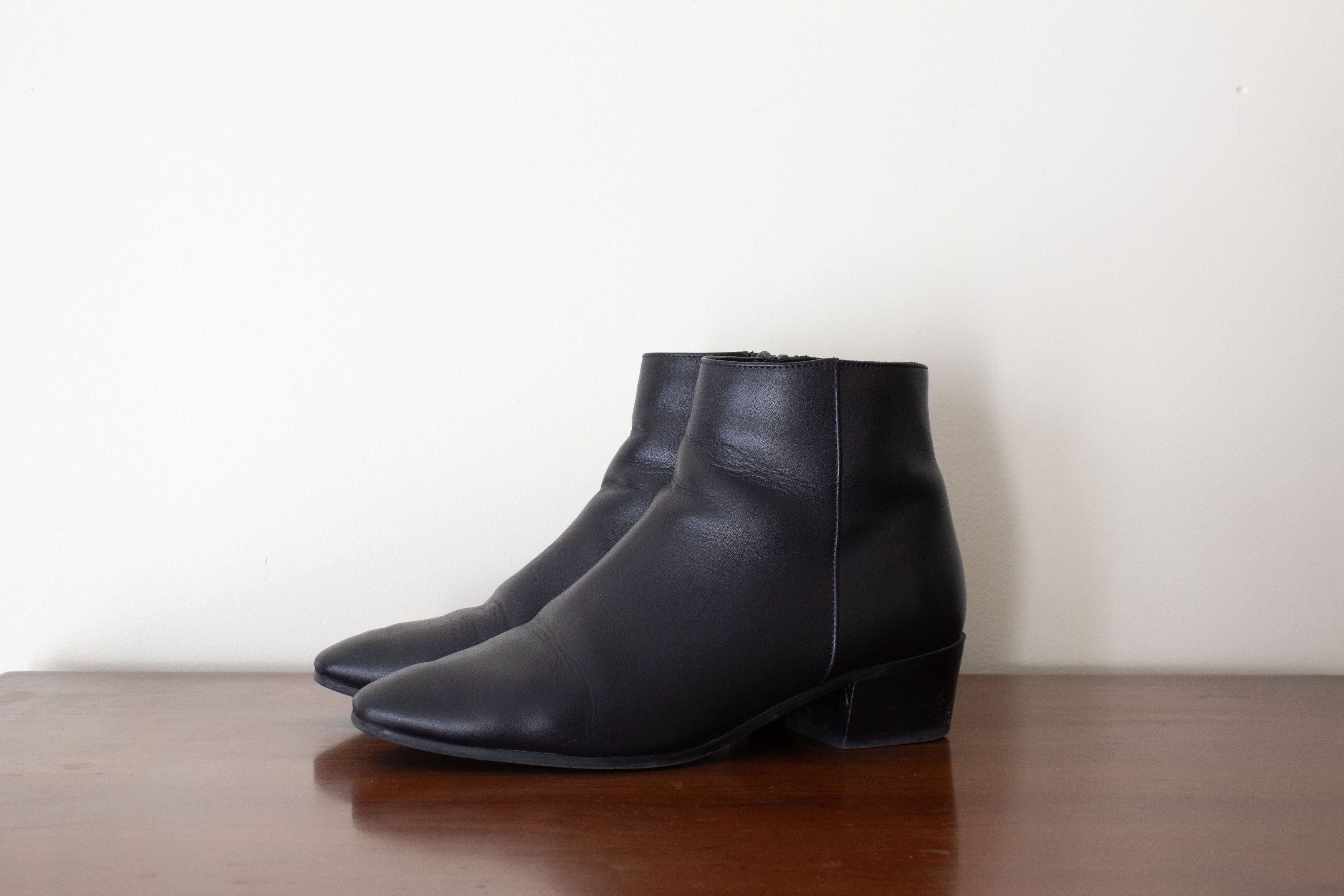 Aquatalia Aquatalia Black Leather Waterproof FUOCO Boot Size US 11 / IT 41 - 6 Thumbnail