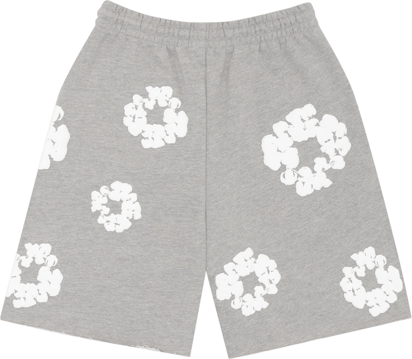 DENIM TEARS Denim Tears The Cotton Wreath Shorts Grey (Size Large ...