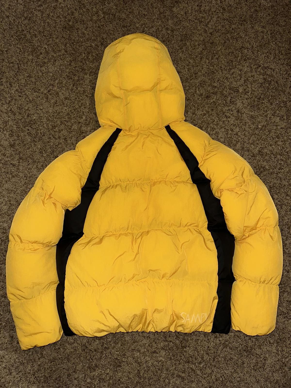 Designer Nike Jordan Essentials Puffer Coat Yellow Black Sample Size US M / EU 48-50 / 2 - 6 Thumbnail
