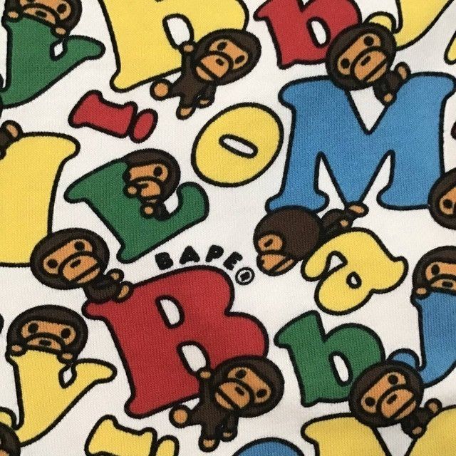 Bape BAPE MILO LOGO Sweat pants a bathing ape ★size L Size US 34 / EU 50 - 2 Thumbnail