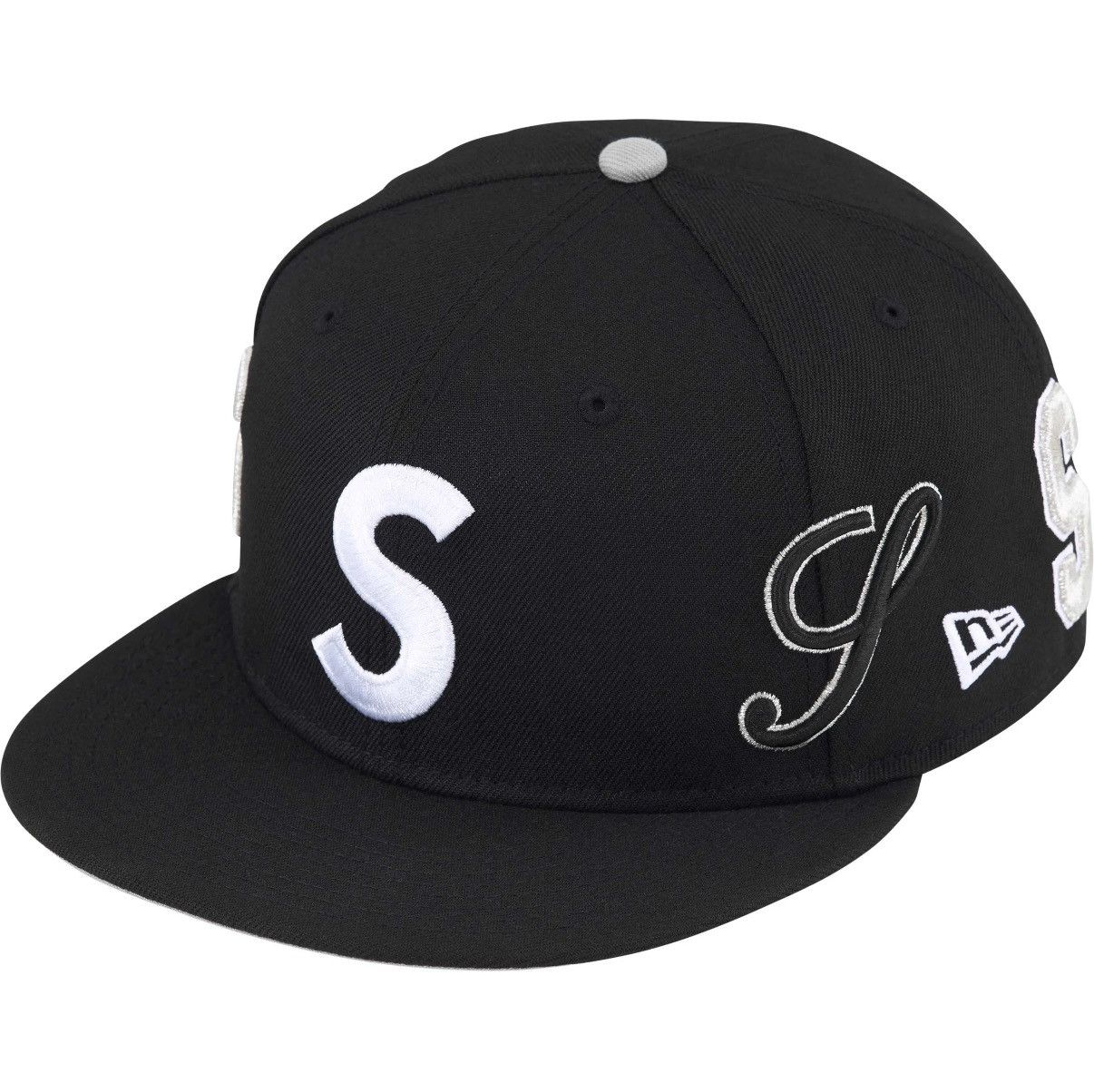 New Era × Supreme 7 3/8 Supreme New Era Multi S Logo Hat in Green