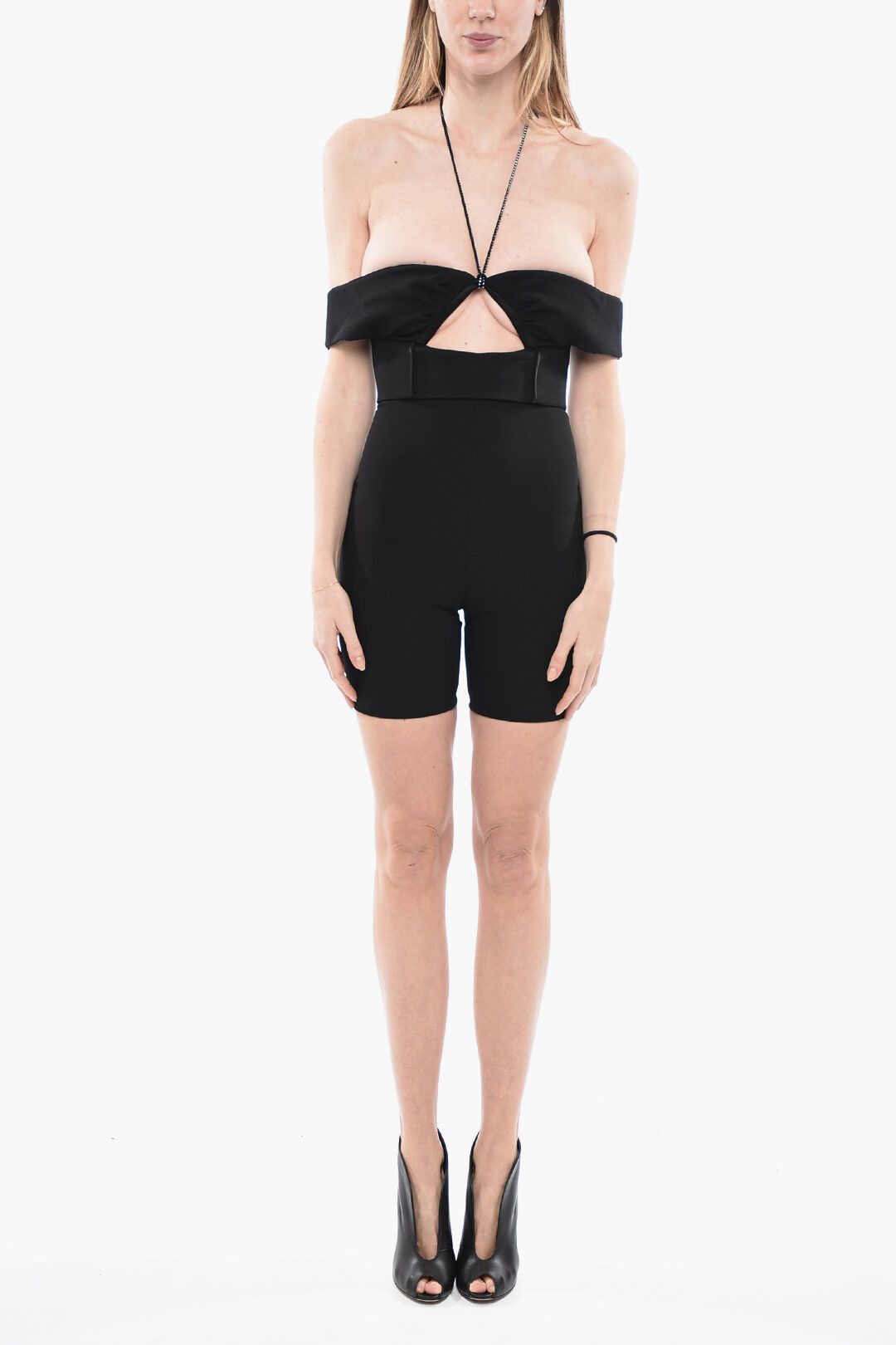 og1mm0724 Short Jumpsuit in Black