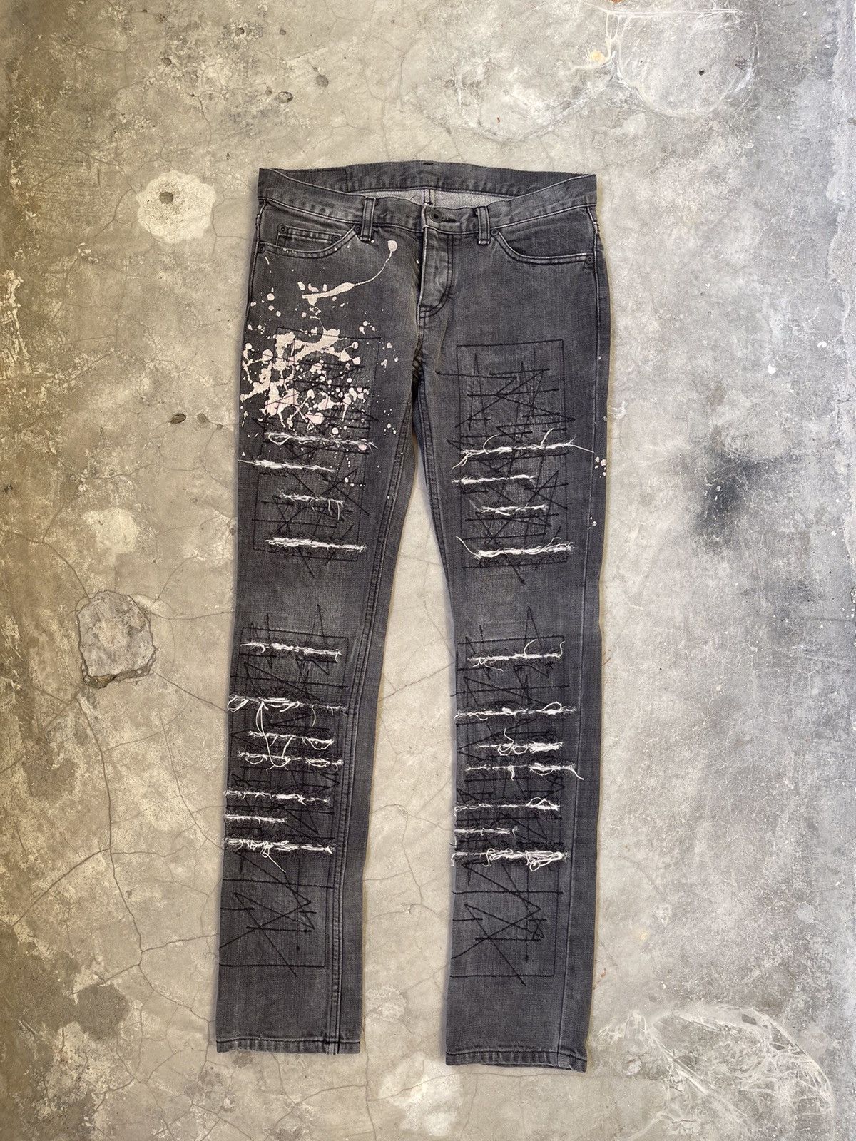 Hysteric Glamour 90s Hysteric Glamour Distressed Denim Size US 31 - 2 Thumbnail