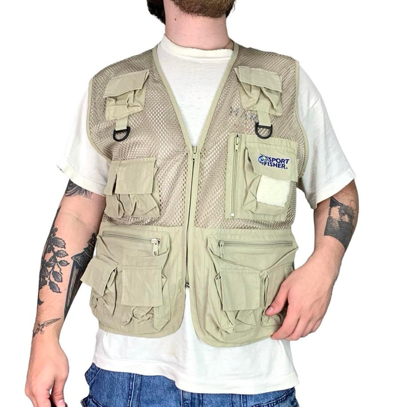 Vintage Vintage 90s fishing vest Size US L / EU 52-54 / 3 - 3 Thumbnail