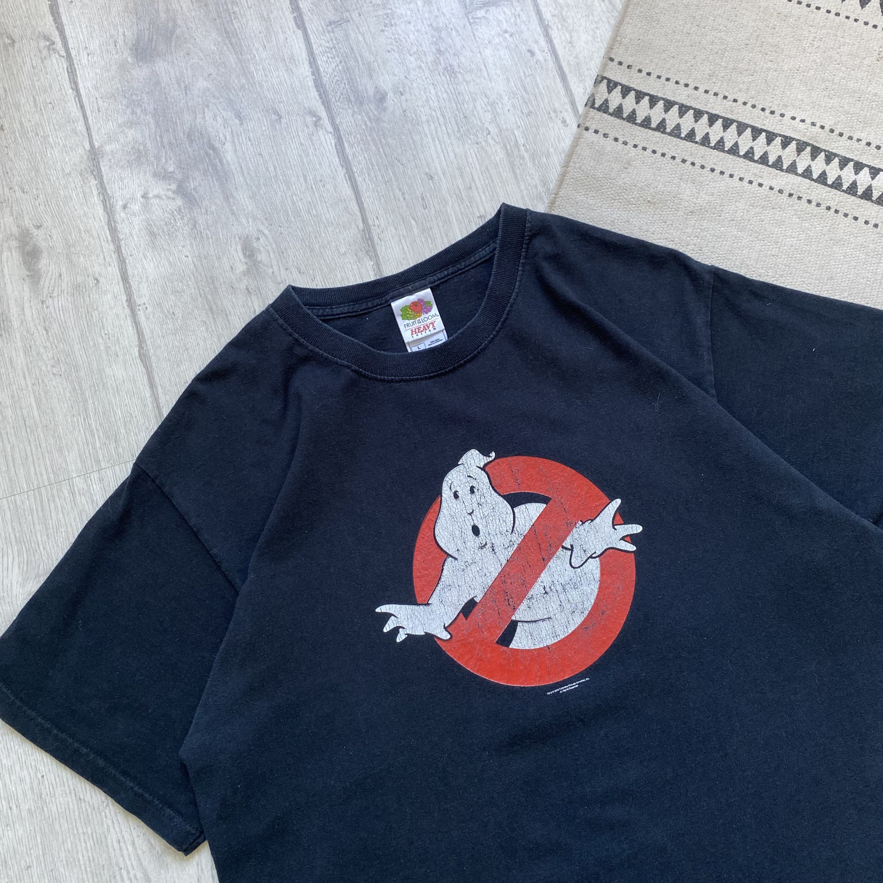 Fruit Of The Loom 👻 Movie Vintage Ghostbusters tee center logo Fotl Size US M / EU 48-50 / 2 - 2 Thumbnail