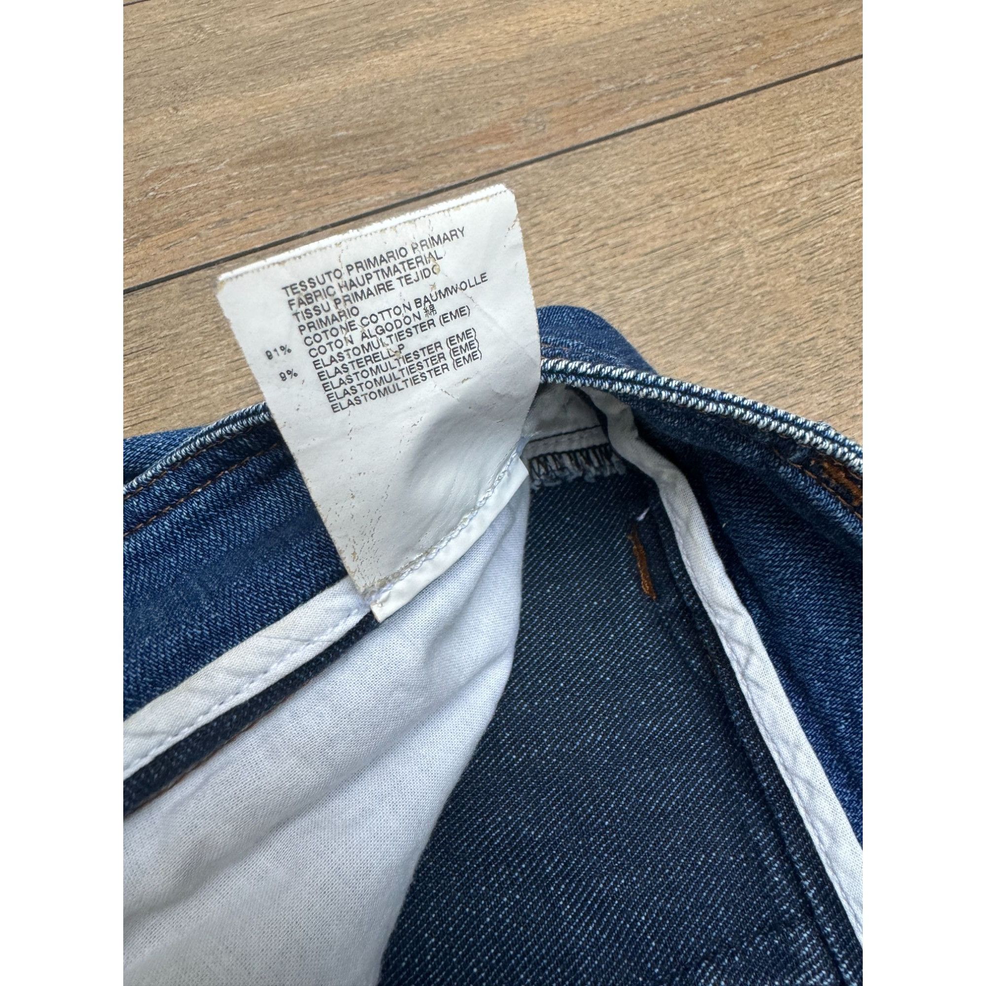 Maison Margiela Blue High Waist Denim Pants Size 27" / US 4 / IT 40 - 8 Thumbnail
