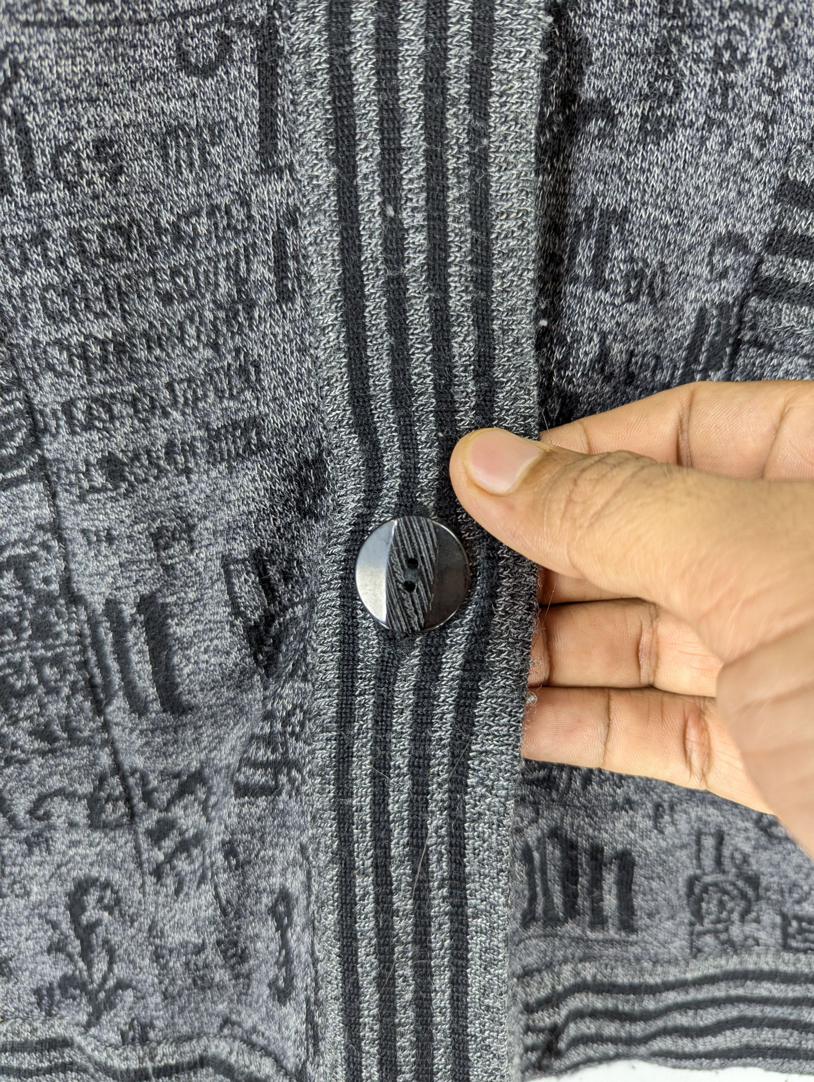 Japanese Brand Vintage Maglia Punto Button Ups Acrylic Cardigan Jacket Size M / US 6-8 / IT 42-44 - 6 Thumbnail