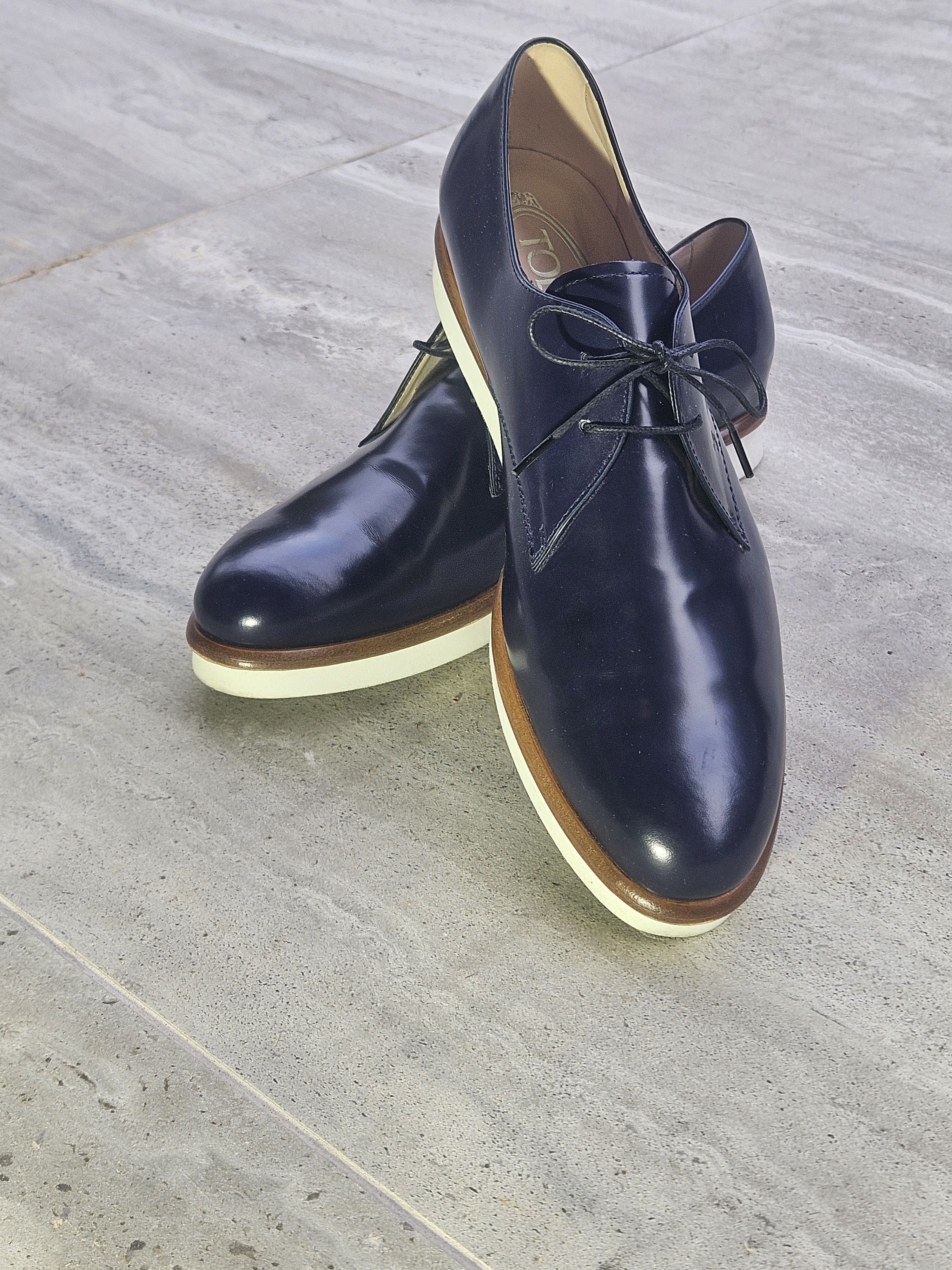 Tod's Tod’s Leather Derby Shoes White Sole Made In Italy Size 42 Size US 11 / IT 41 - 6 Thumbnail