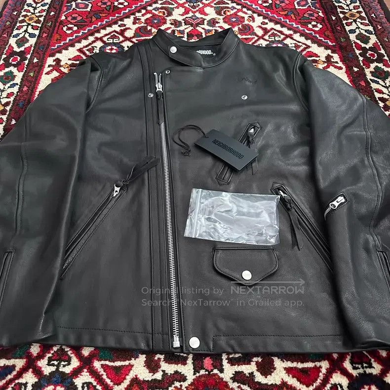 Neighborhood Neighborhood Leather Jacket Size US XL / EU 56 / 4 - 3 Thumbnail